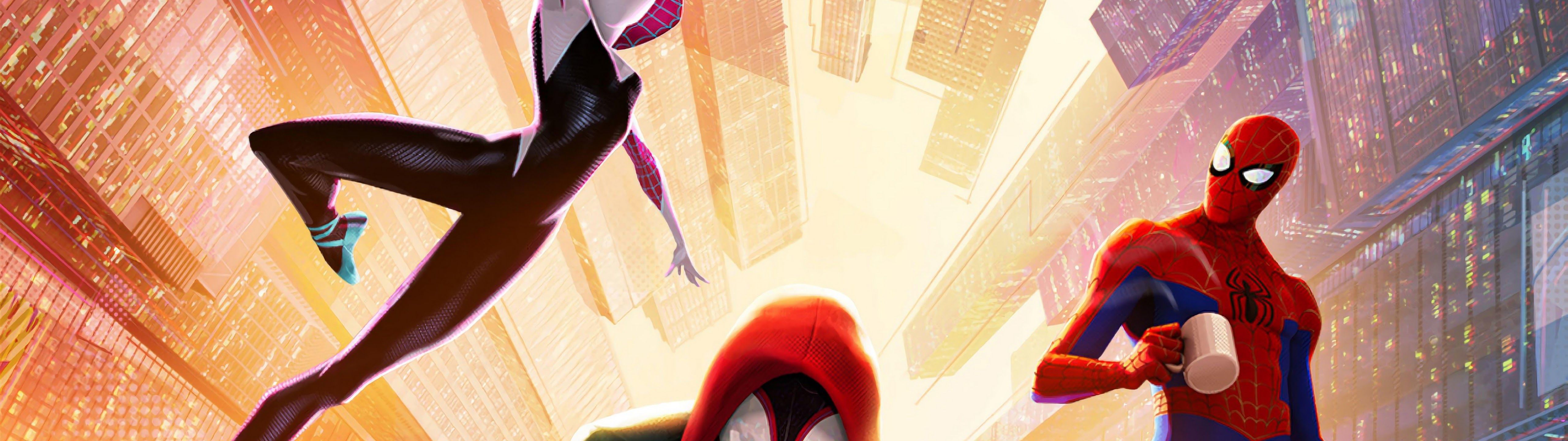 5120x1440 Spider Man: Into The Spider Verse 4K Wallpaper HD