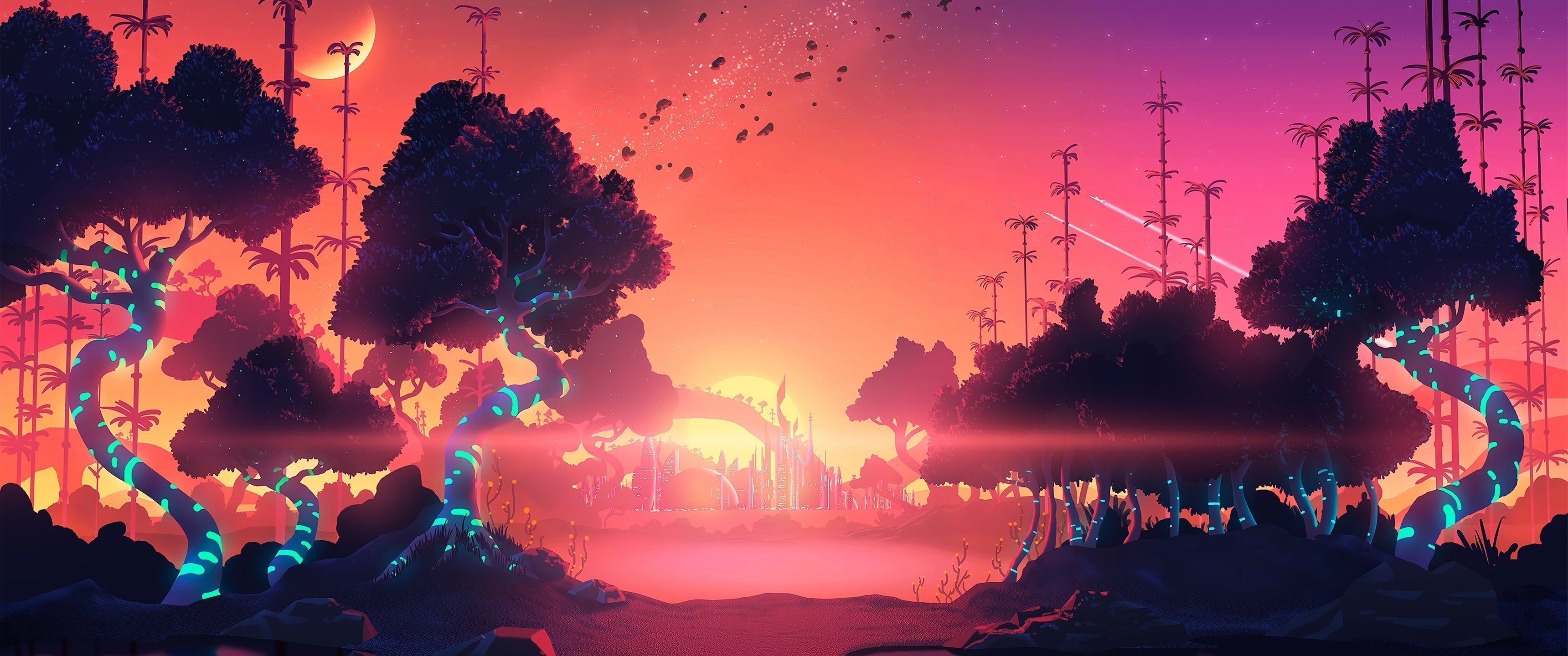 3440x1440 Aesthetic Wallpaper