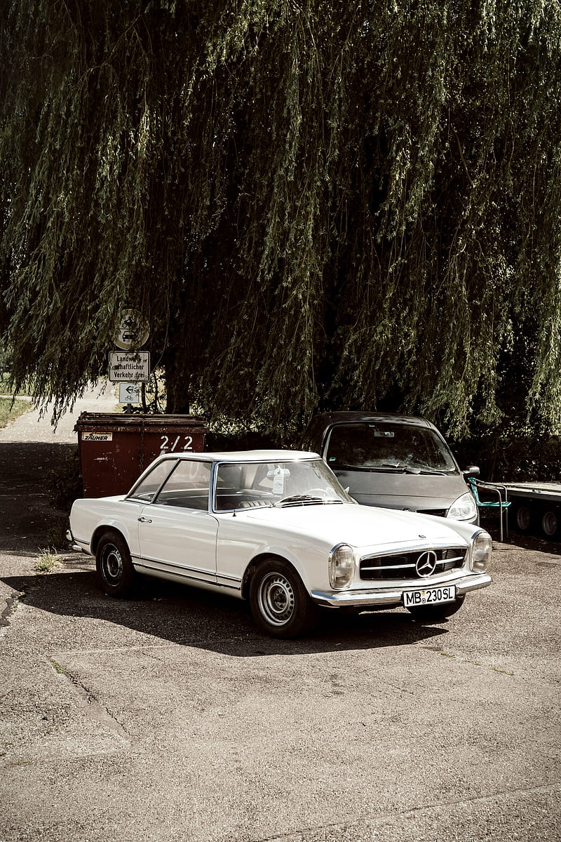 800x1200 Mercedes benz, car, retro, vintage, HD phone wallpaper