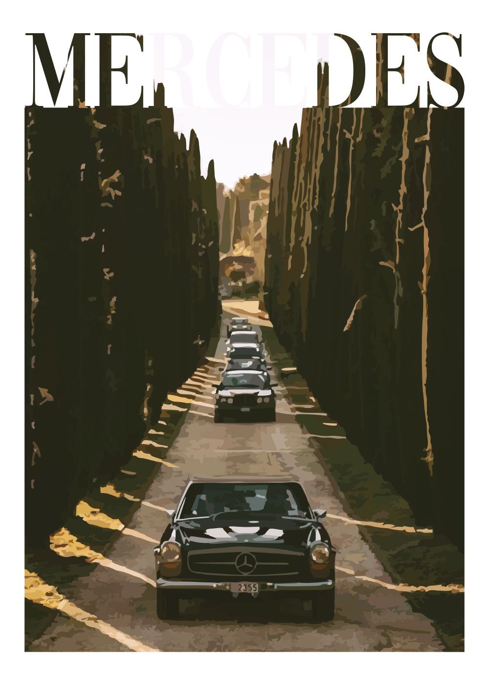1000x1400 Old Money Mercedes No.2 Poster