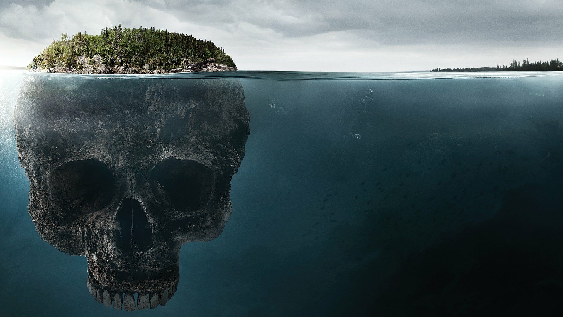 1920x1080 Download Ocean Water Skull TV Show The Curse Of Oak Island HD Wallpaperx1080