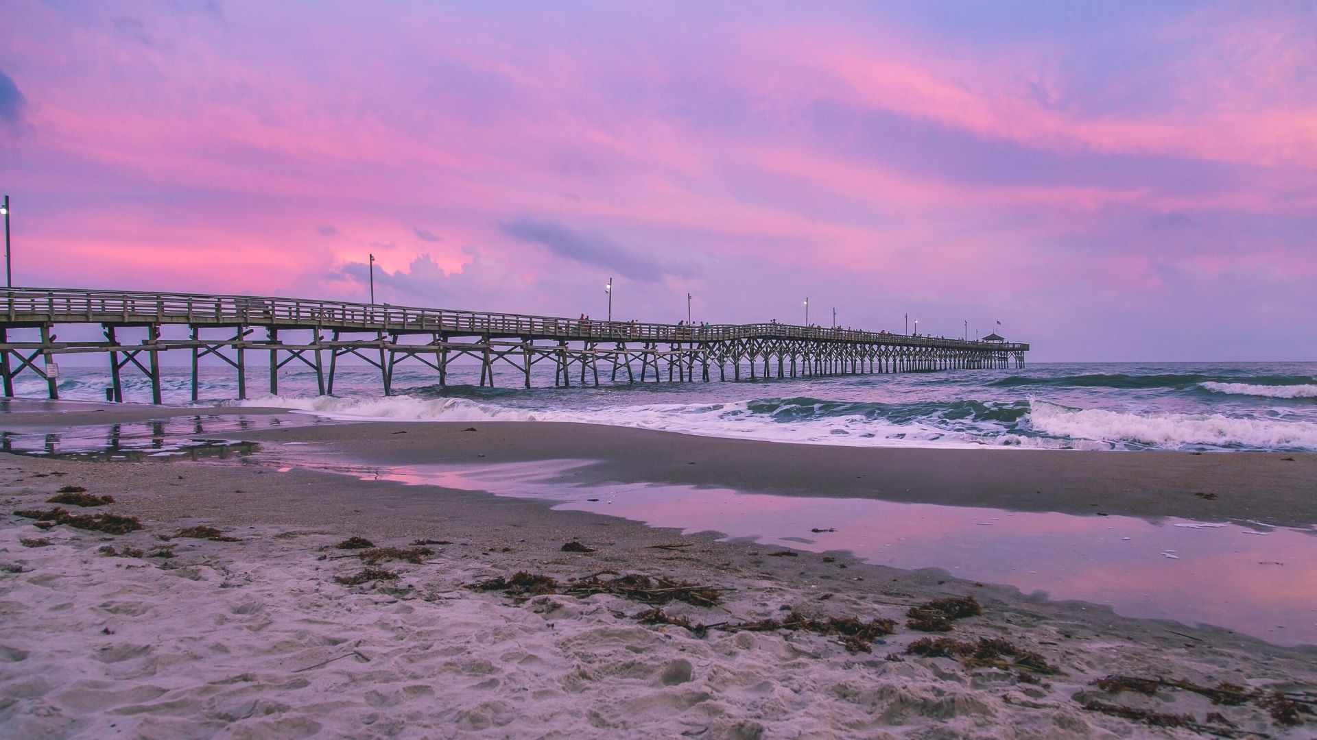 1920x1080 Oak Island Pier Fun, Oceanfront Dining, and More. Salt & Sand