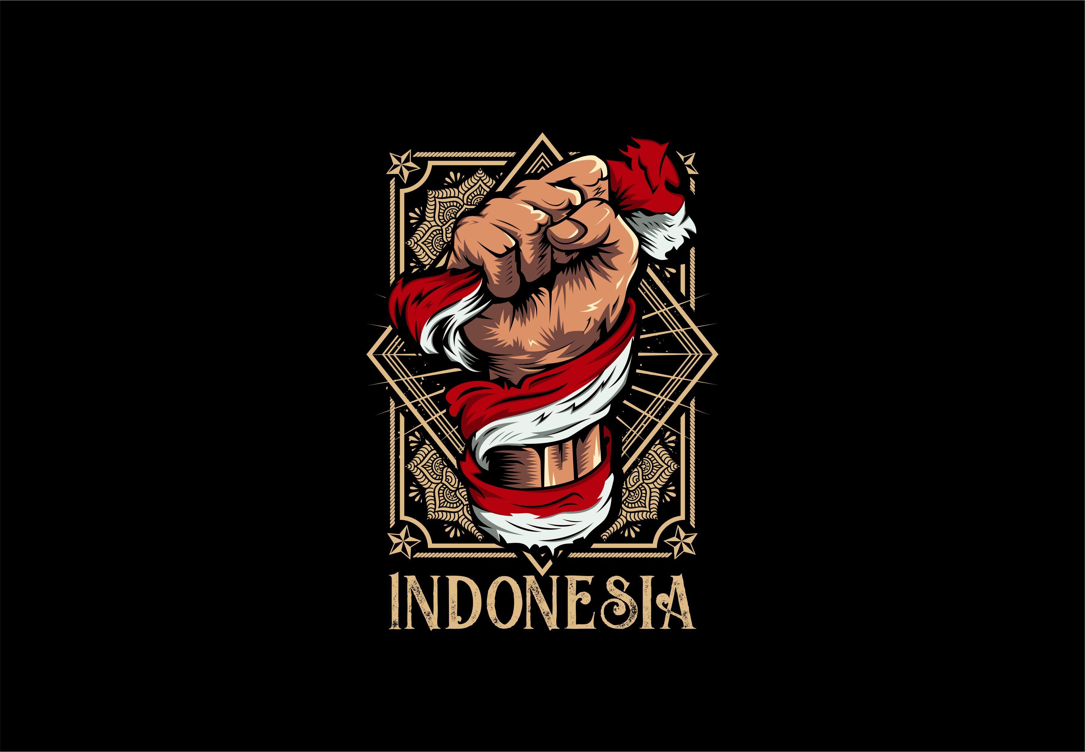 3618x2508 Indonesia Raya custom typo
