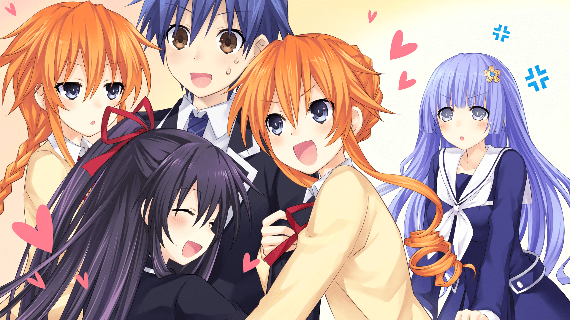 1920x1080 Date A Live: Vibrant Moments HD Wallpaper