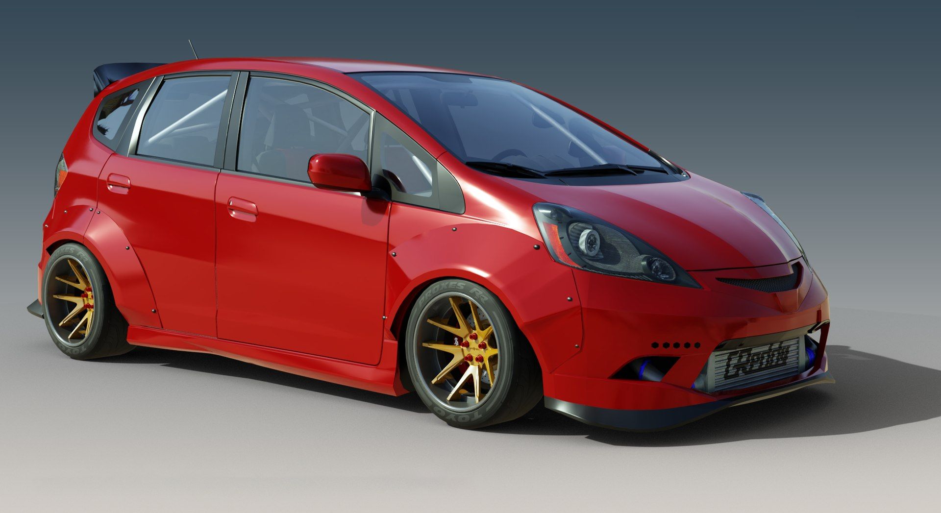 1920x1047 3D Fit Jazz GE8 Rocket Bunny Model