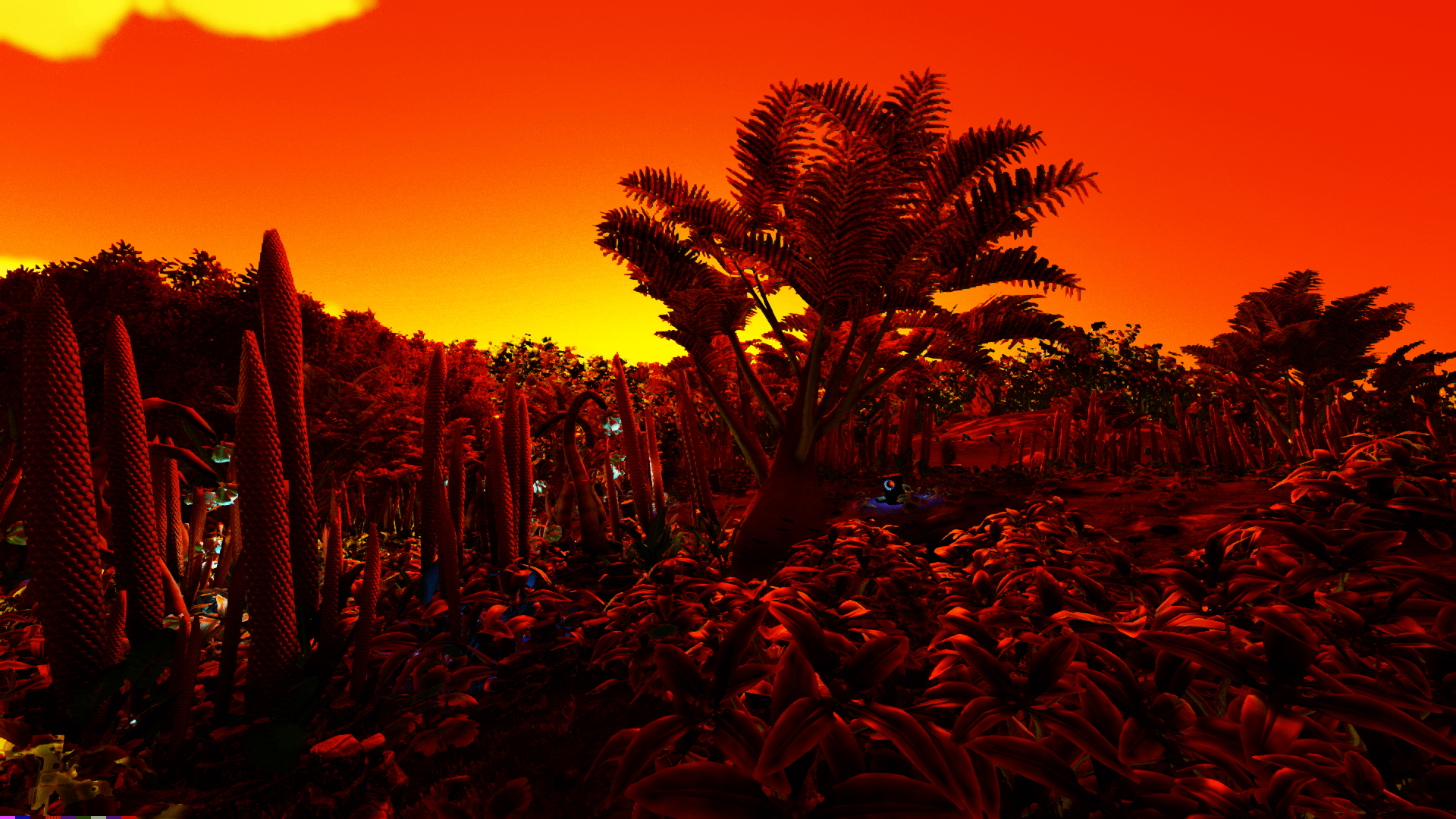 1920x1080 Jungle Sunset