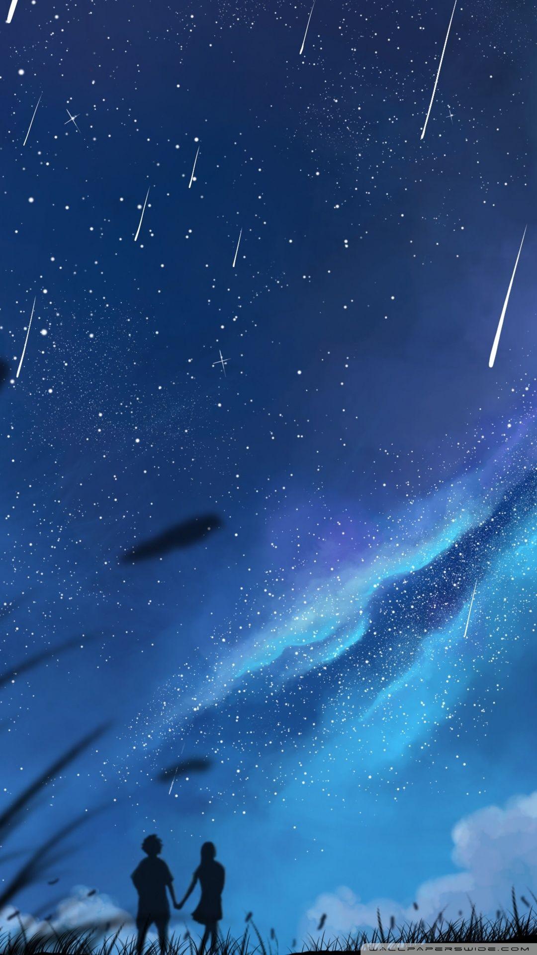 1080x1920 Shooting Stars in the Sky Art Ultra HD Desktop Background Wallpaper for 4K UHD TV : Widescreen & UltraWide Desktop & Laptop : Tablet