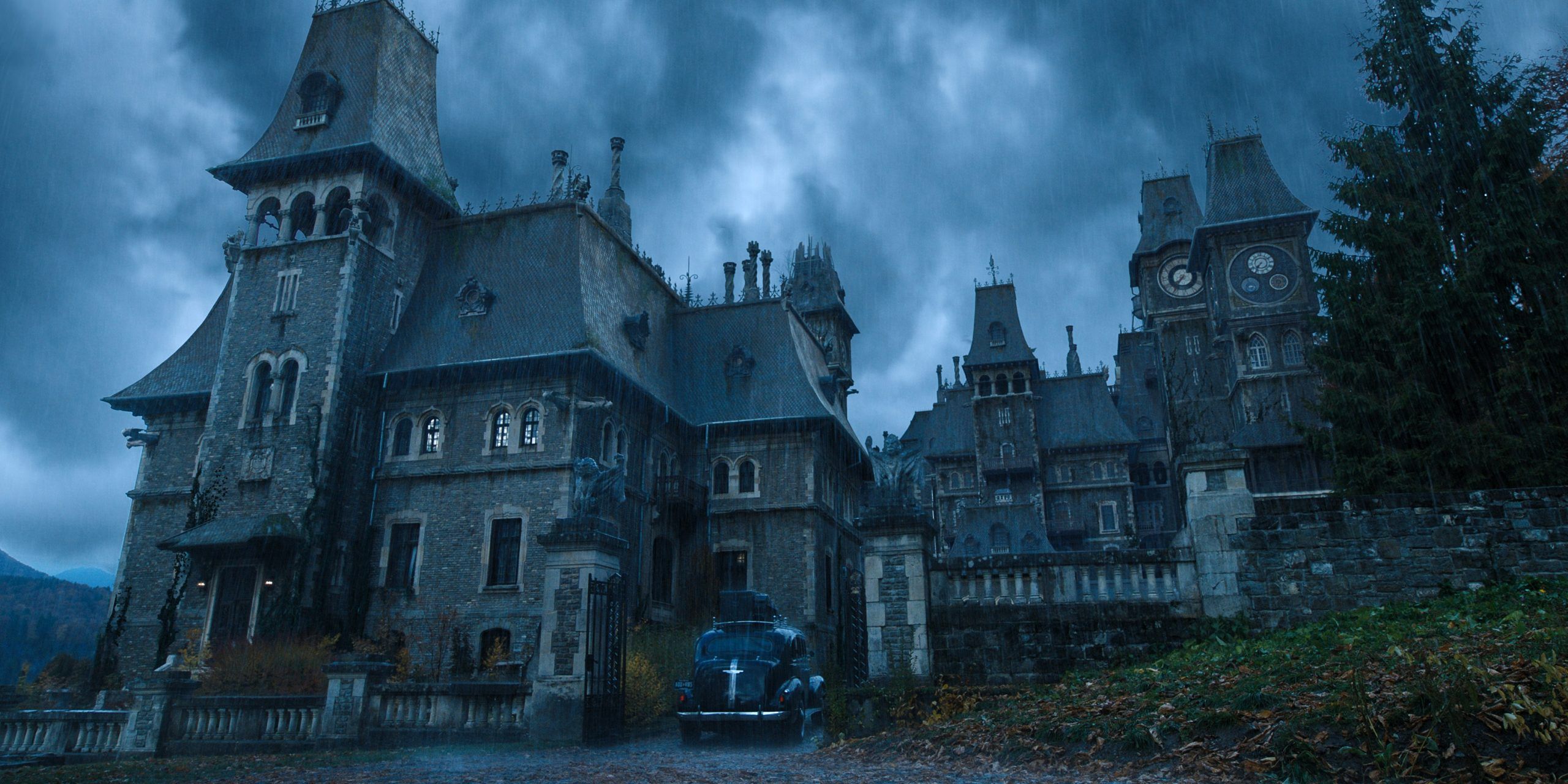 2560x1280 Nevermore Academy Wallpaper