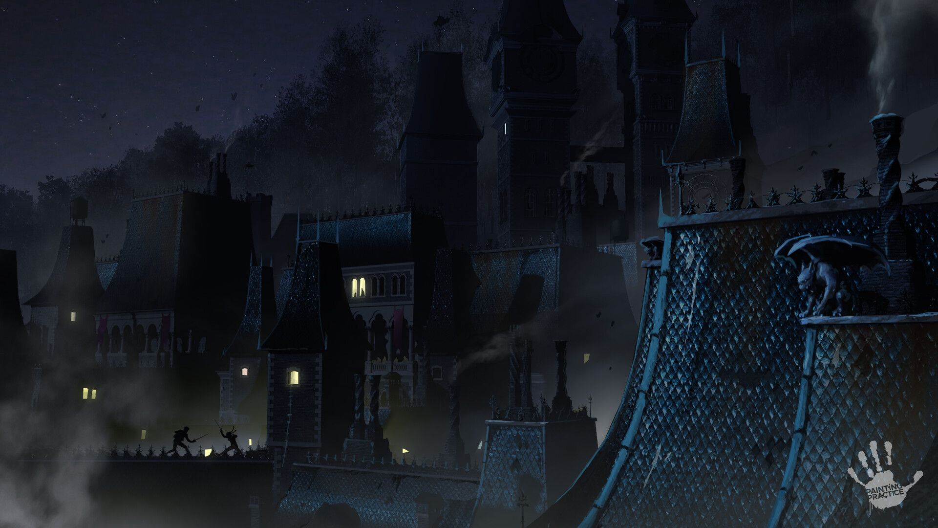 1920x1080 Nevermore Academy Wallpaper