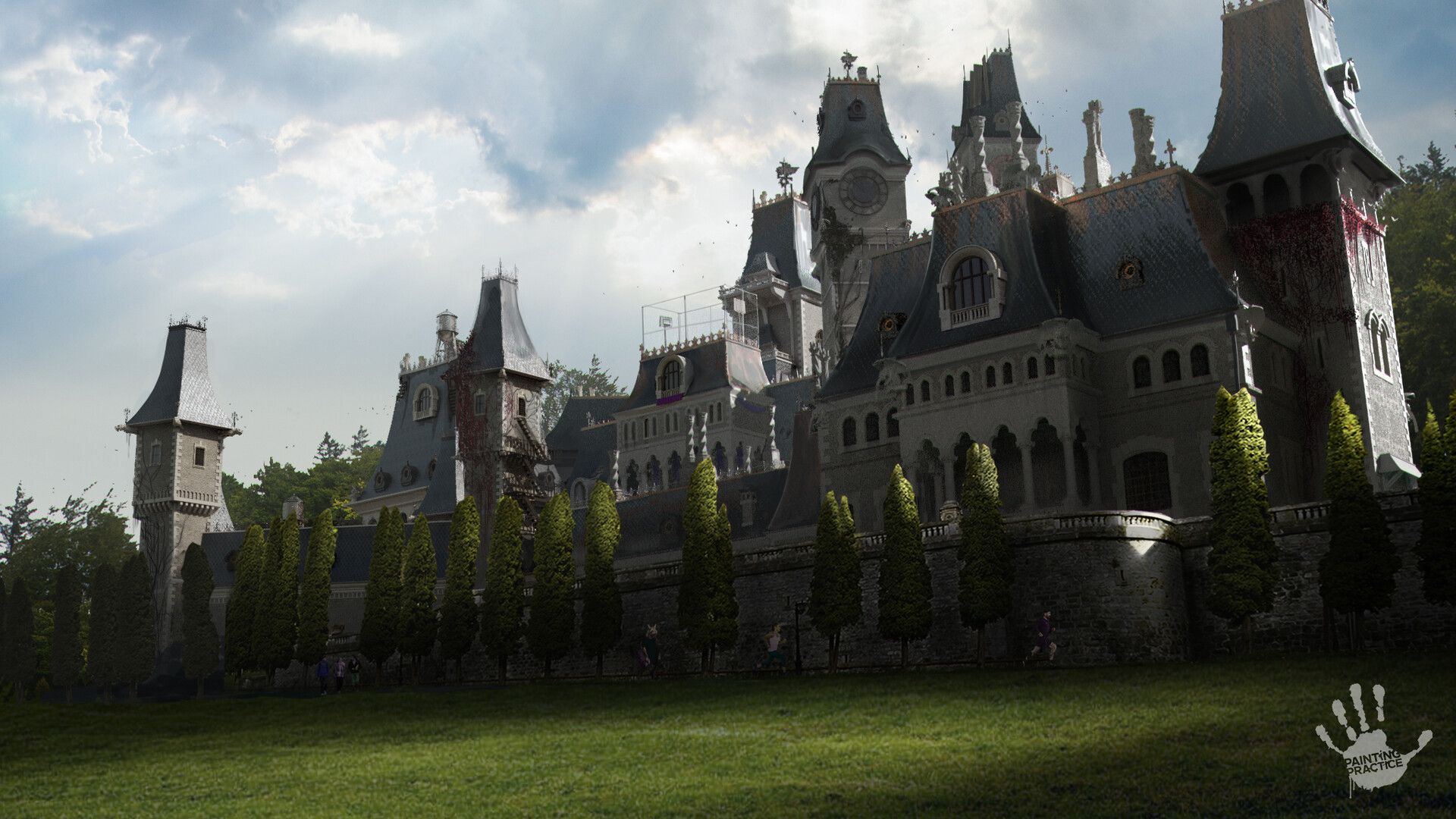 1920x1080 Nevermore Academy Wallpaper
