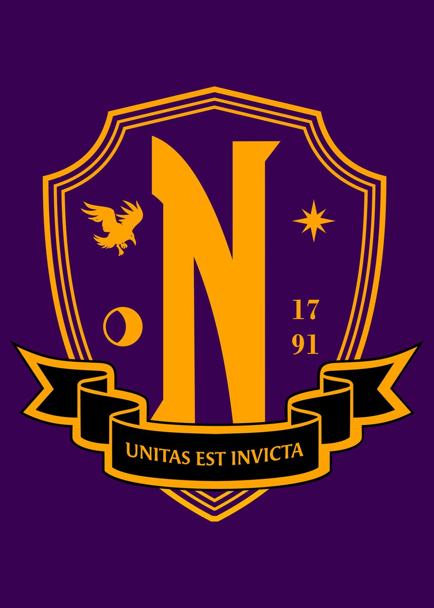 857x1200 Nevermore Academy Wallpaper