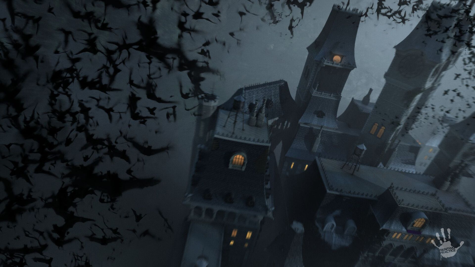 1920x1080 Nevermore Academy Concept Art