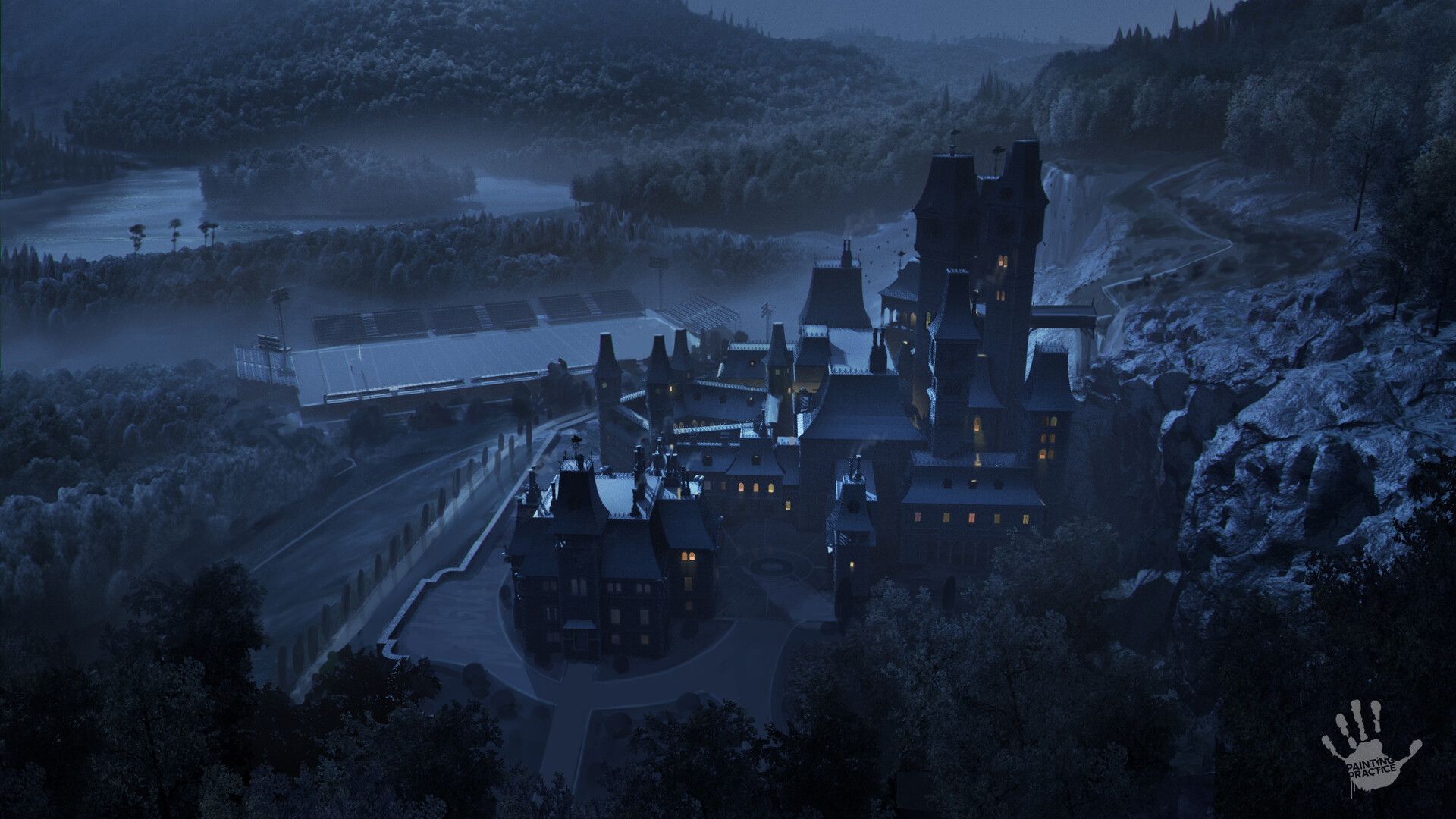1920x1080 Nevermore Academy Concept Art