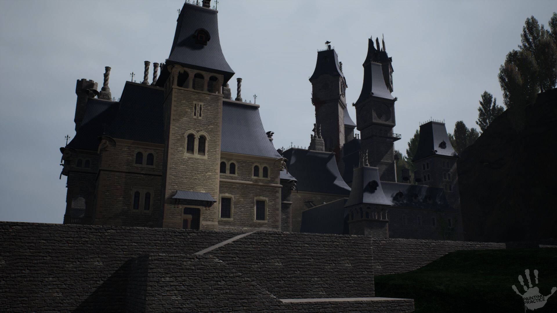 1920x1080 Ethan Hanbury (Netflix) Academy (Unreal Previs Environment Practice)