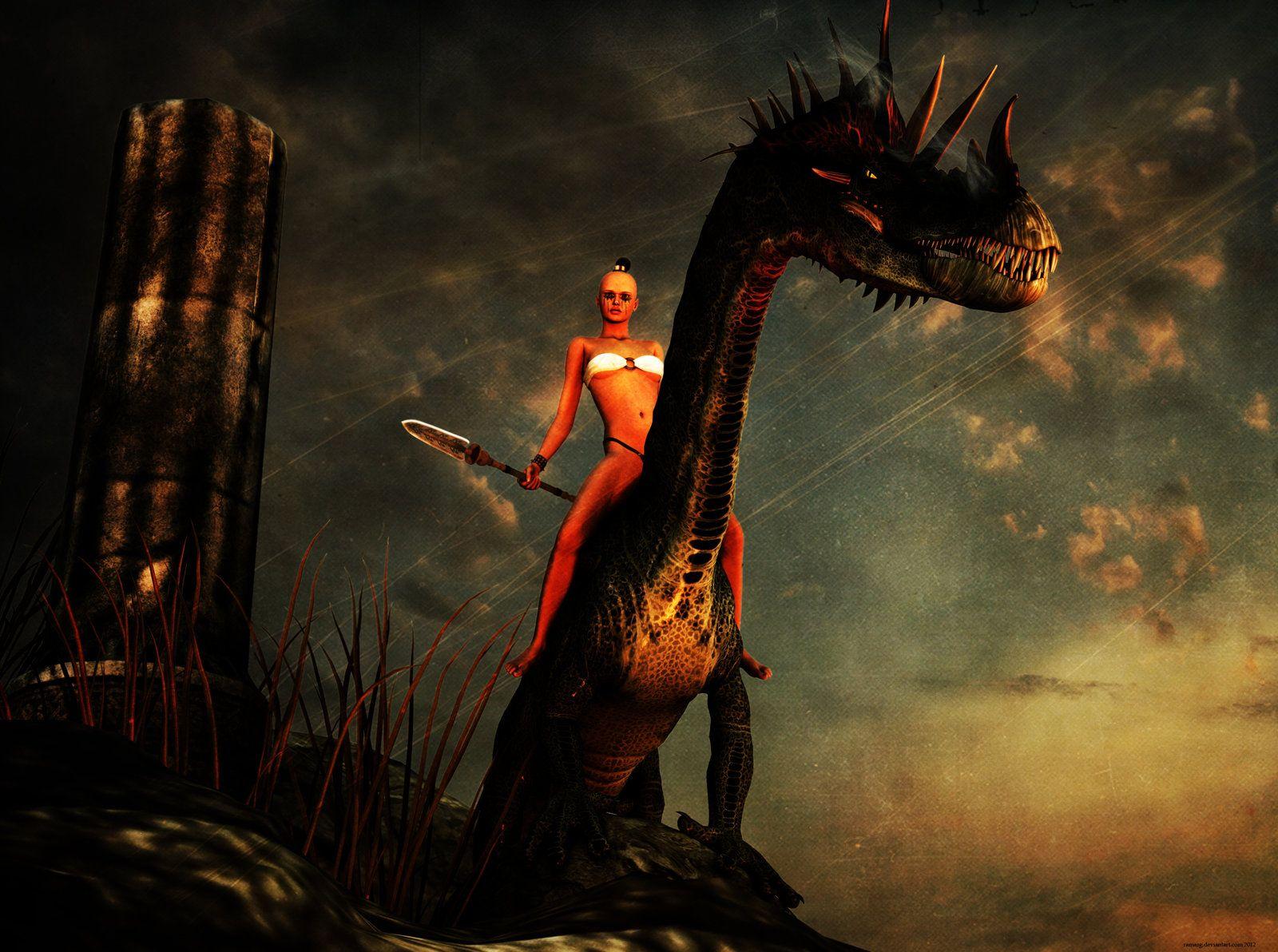 1600x1192 Tharyn: Dragon rider