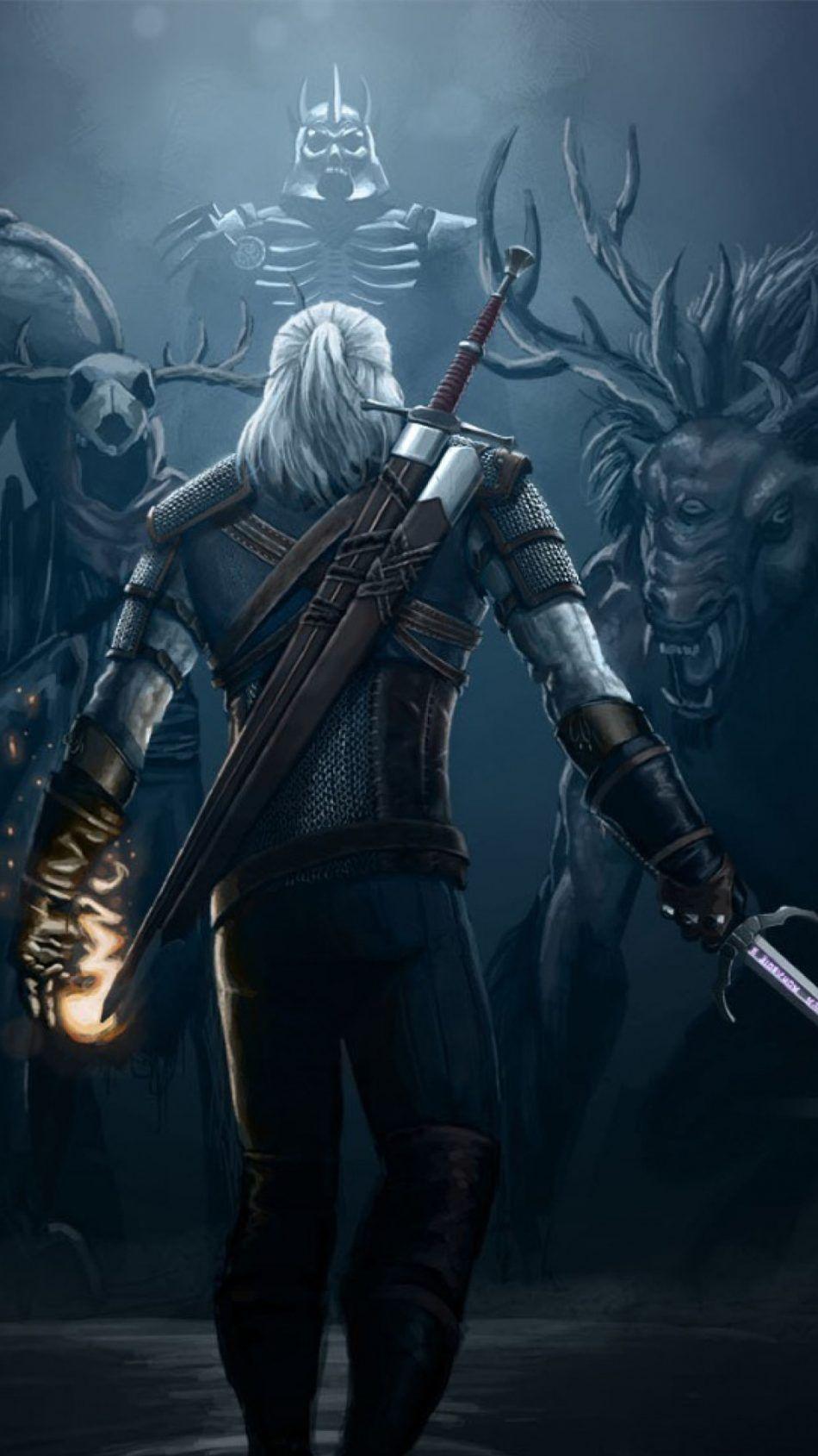950x1689 The Witcher 3 Game 4K Ultra HD Mobile Wallpaper