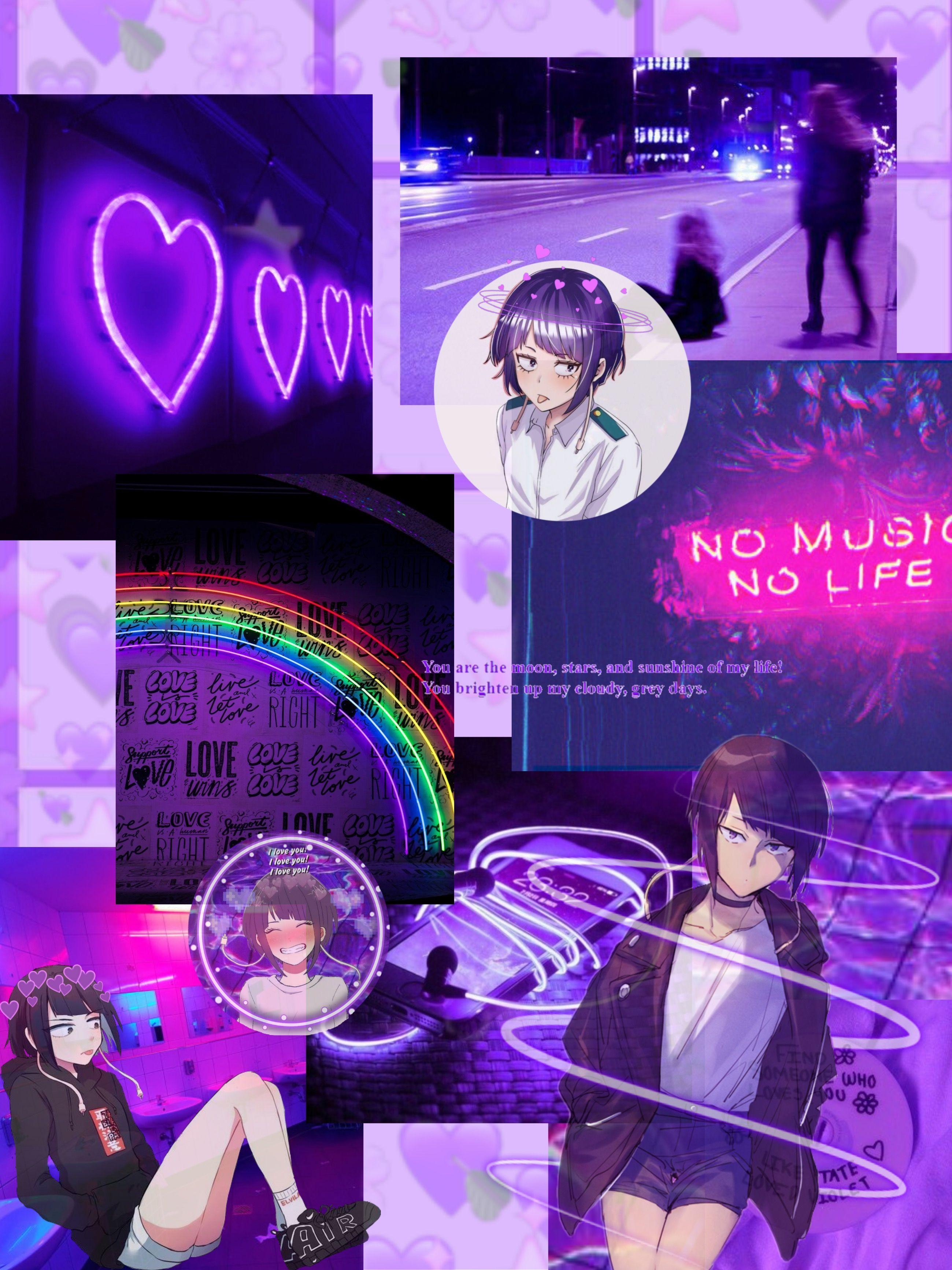 2599x3465 Jiro Aesthetic Purple Wallpaper. Cool .com