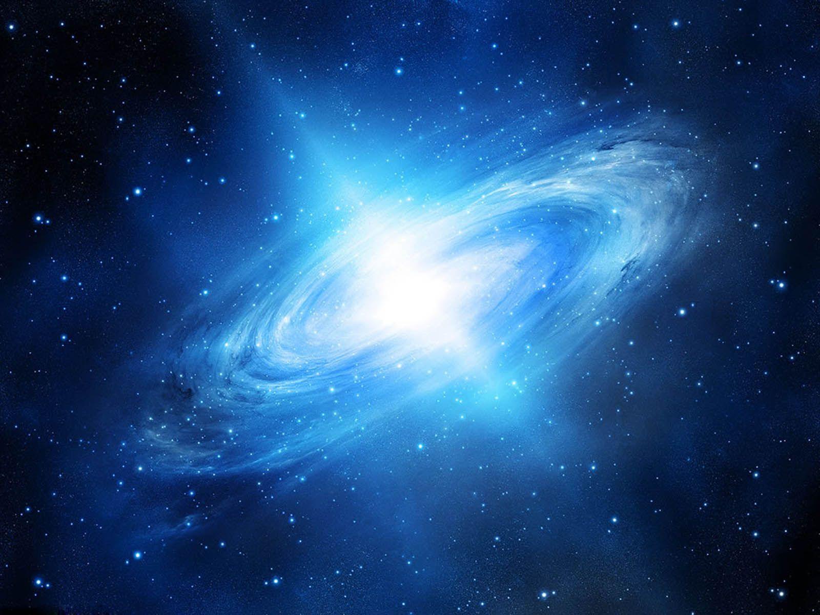 1600x1200 Blue Space Wallpaper
