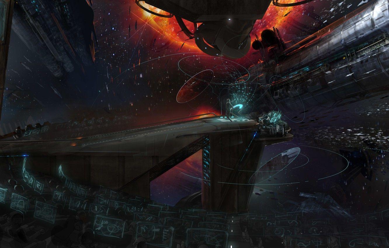 1332x850 Wallpaper Space, Fiction, Ships, Stars, Battle, Fighters, Space, Sky, Stars, Spaceship, Cruiser, Sci Fi, Simulator, Ender's Game, Enders Game, The Game Ender Image For Desktop, Section фантастика