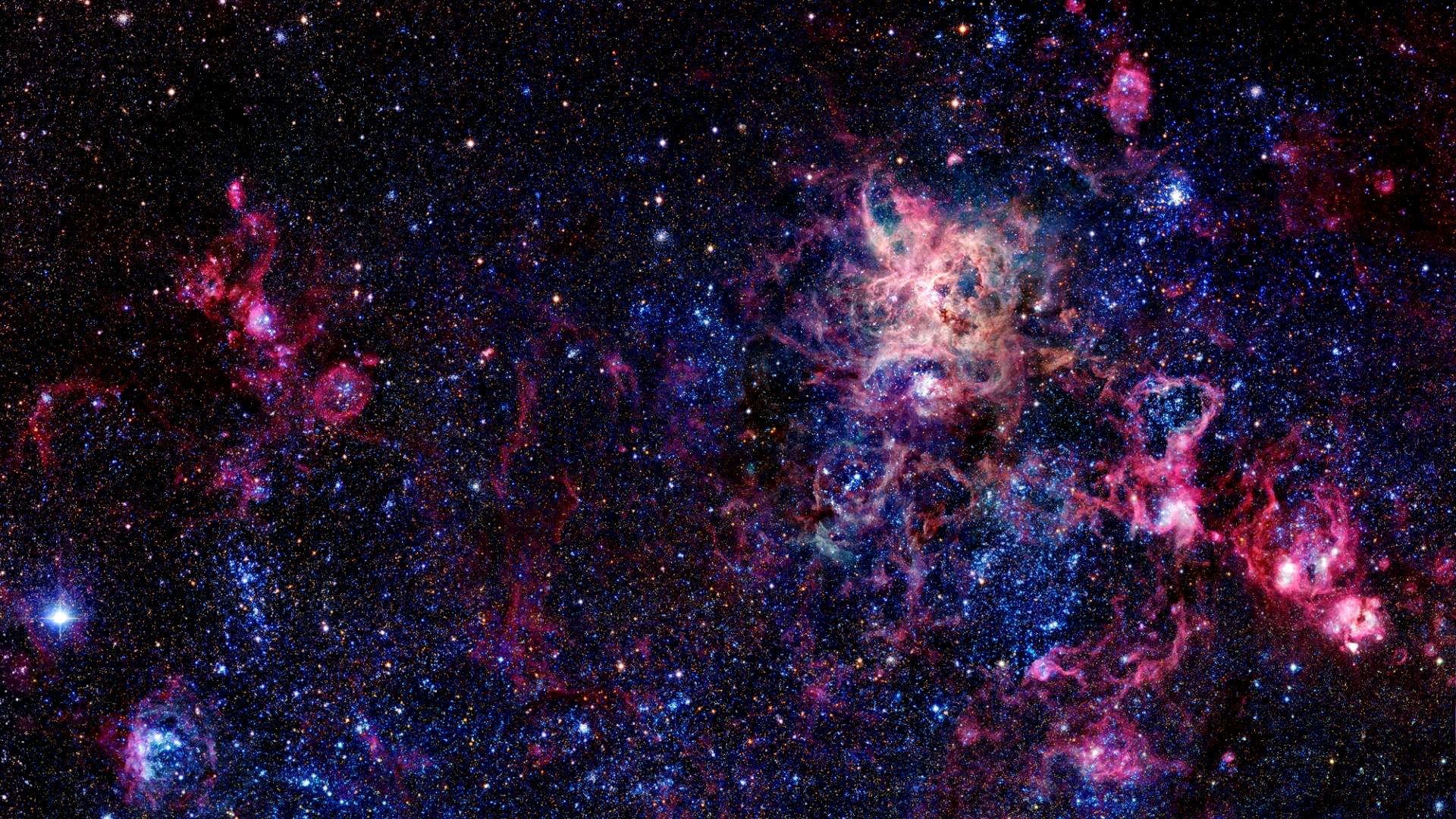 1920x1080 Colorful Space Wallpaper