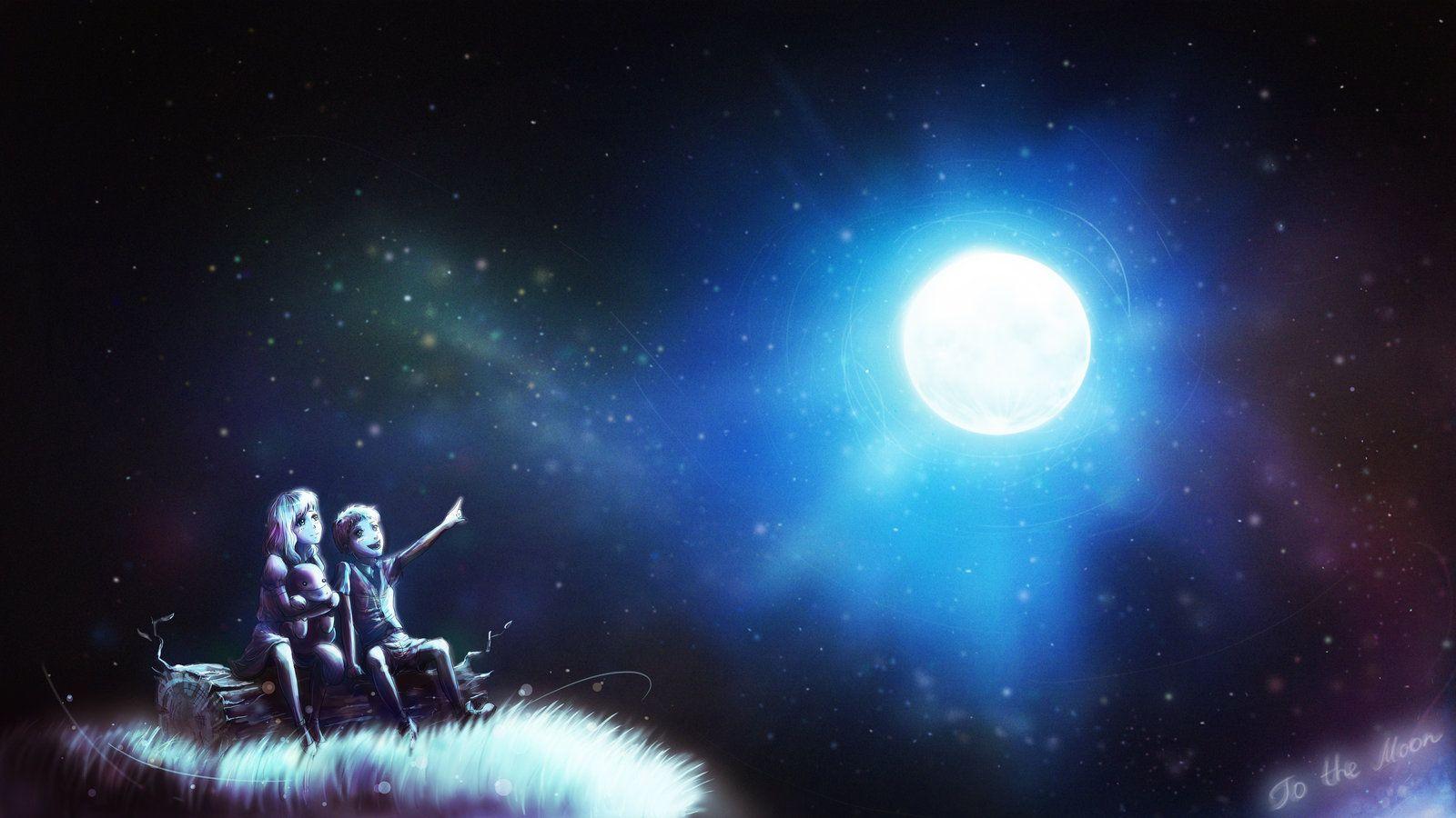 1600x900 To The Moon Wallpaper