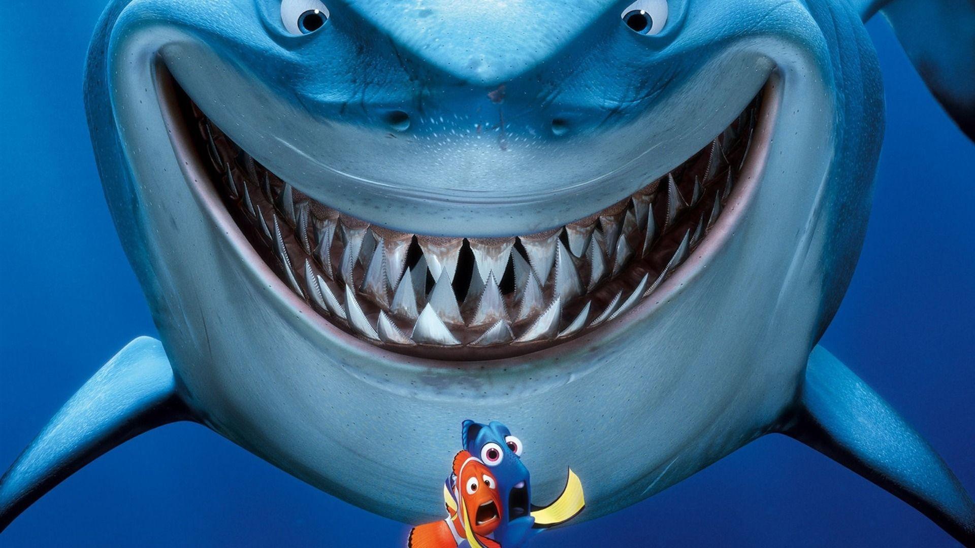 1920x1080 Shark From Finding Nemo HD Wallpaper