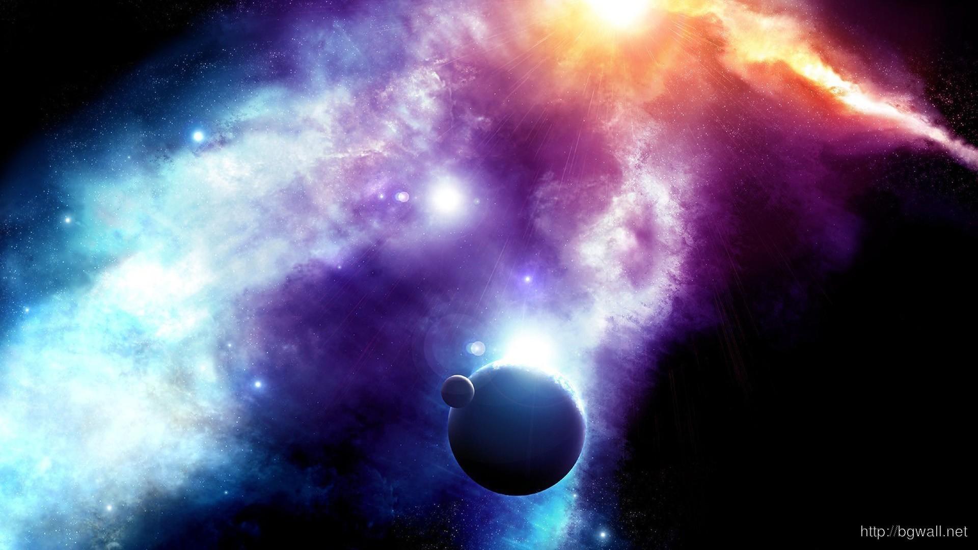 1920x1080 Neon Colors In Space Wallpaper 3182