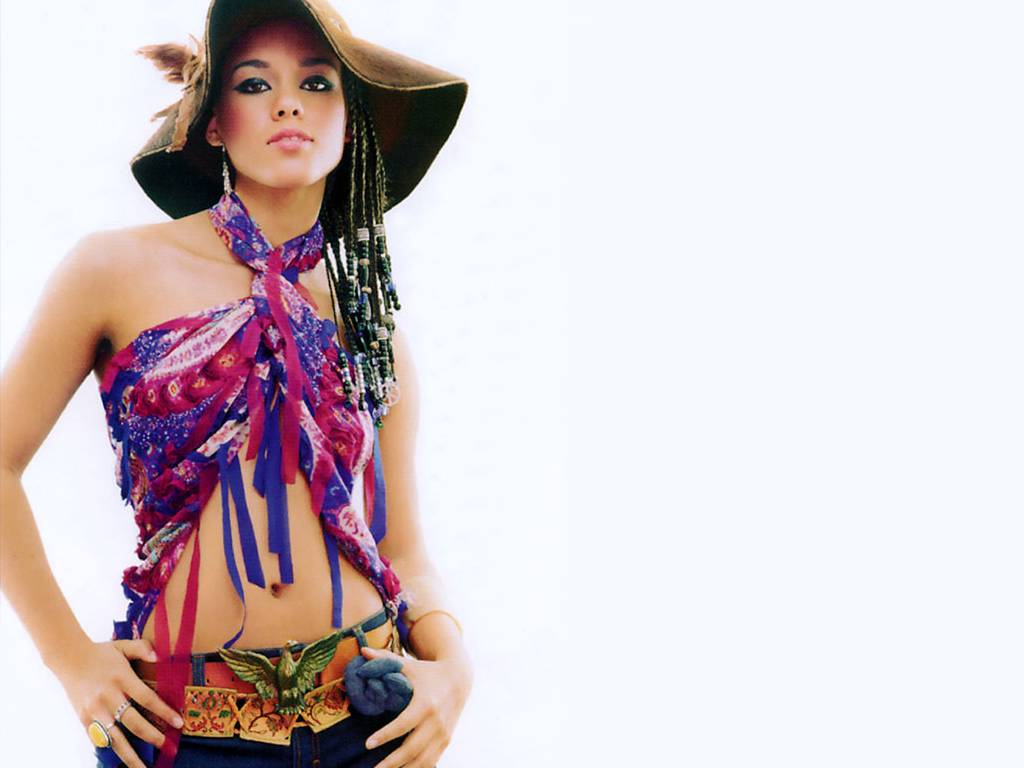 1024x768 Alicia Keys Wallpaper
