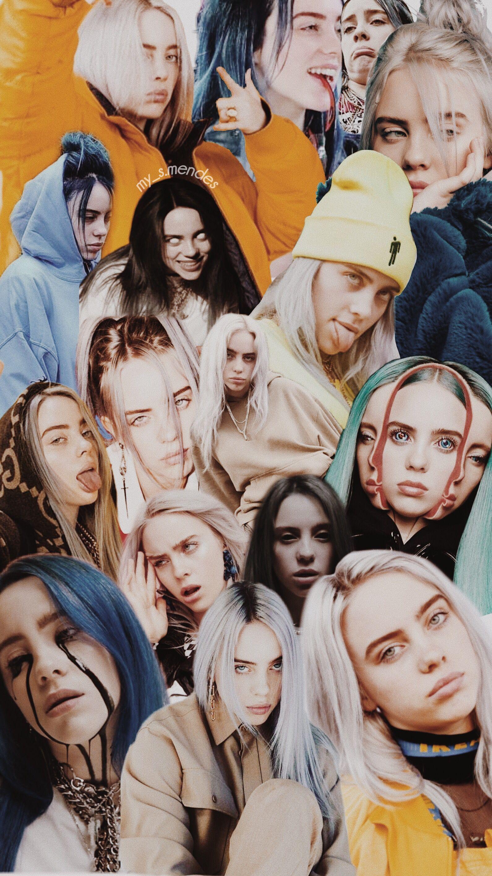 Billie Eilish Collage Wallpapers - Top Free Billie Eilish Collage ...