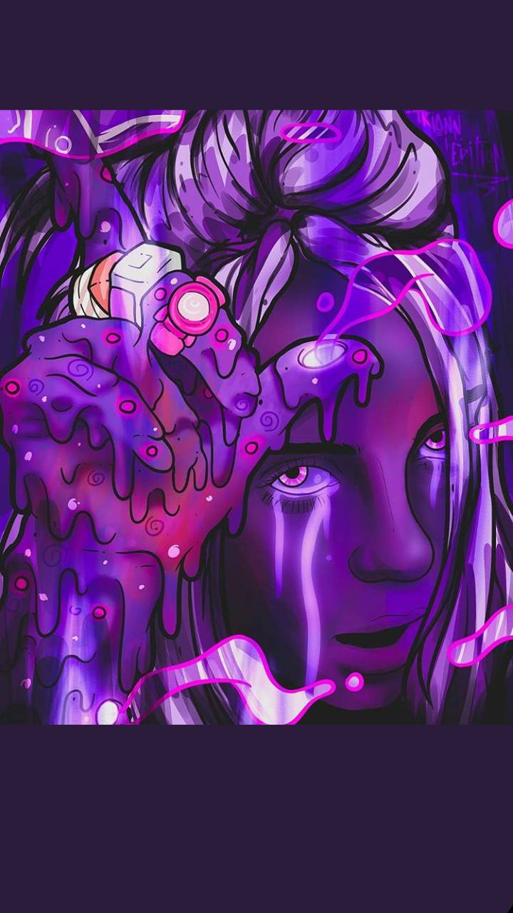720x1280 Billie Eilish Art Wallpaper