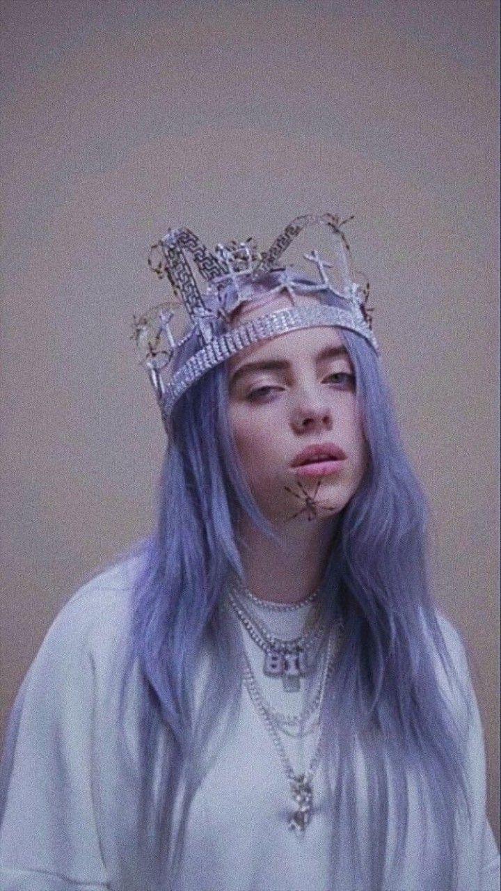 Billie Eilish Purple Wallpapers Top Free Billie Eilish Purple Backgrounds Wallpaperaccess