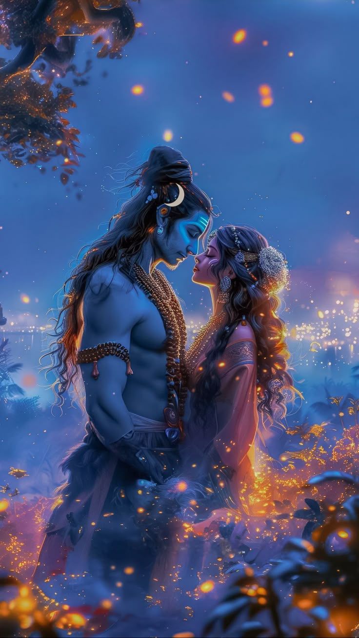 736x1308 free wallpaper 4K maa parvati, lord shiva, god, everything for mobile and desktop