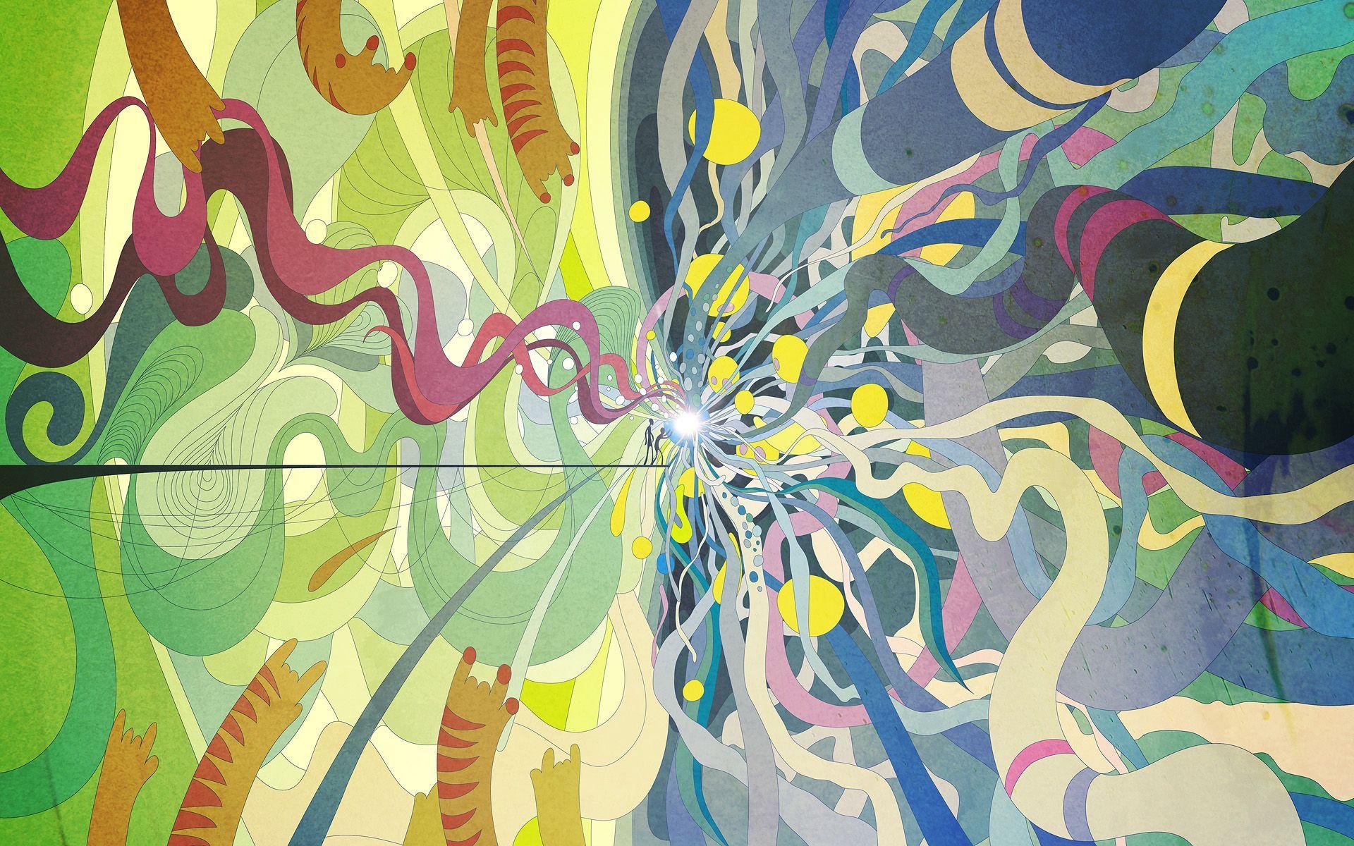 1920x1200 Psychedelic Art, hawaii, trippy, bouquet, 1920x1200 HD Wallpaper