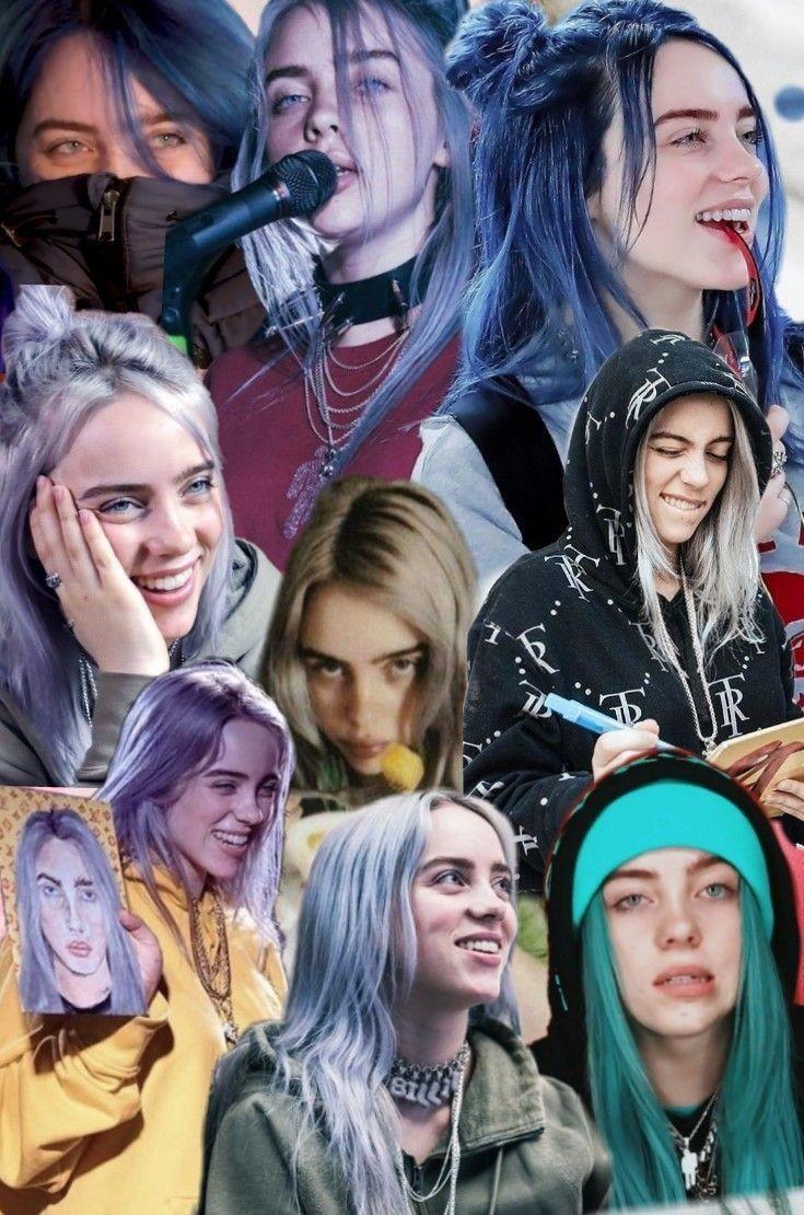 Billie Eilish Collage Wallpapers - Top Free Billie Eilish Collage ...