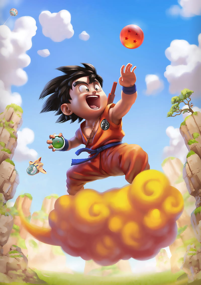 800x1132 HD anime goku wallpaper