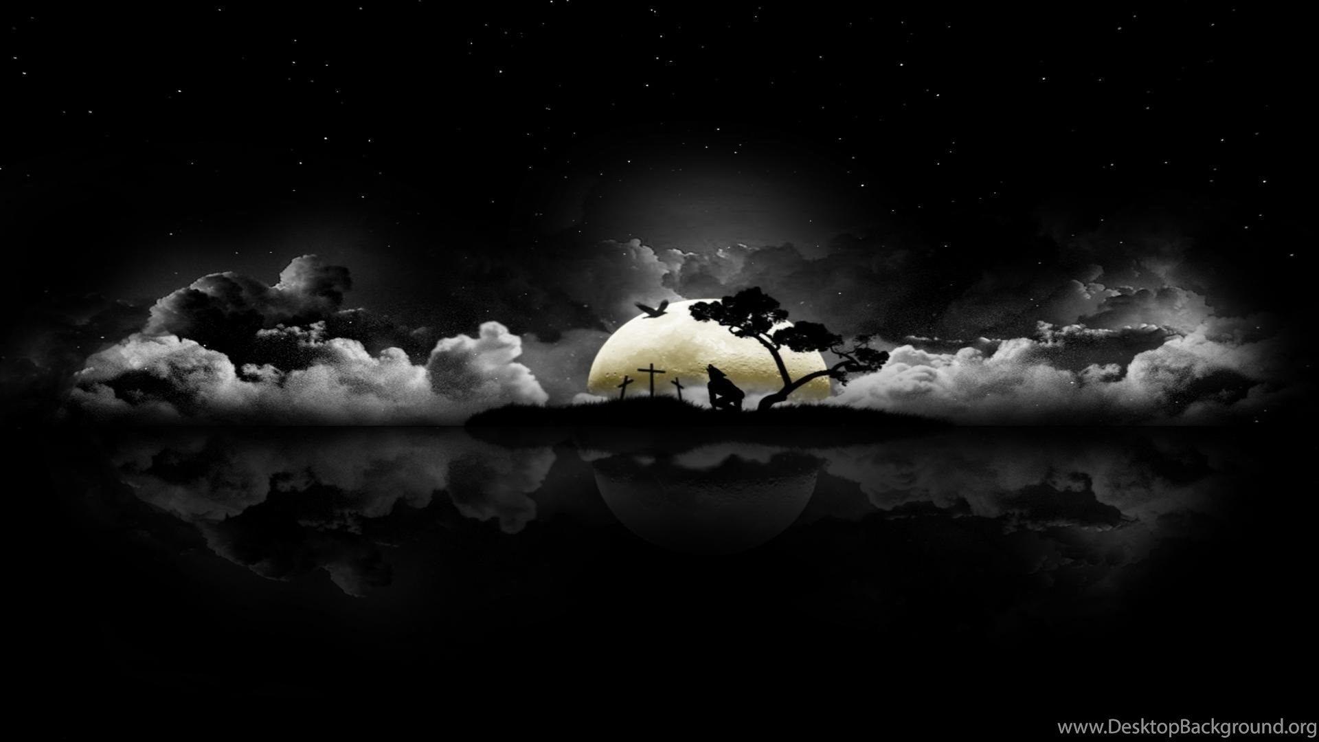 1920x1080 Cemetery, Dark, Art, 1920x1080 HD Wallpaper And FREE Desktop Background
