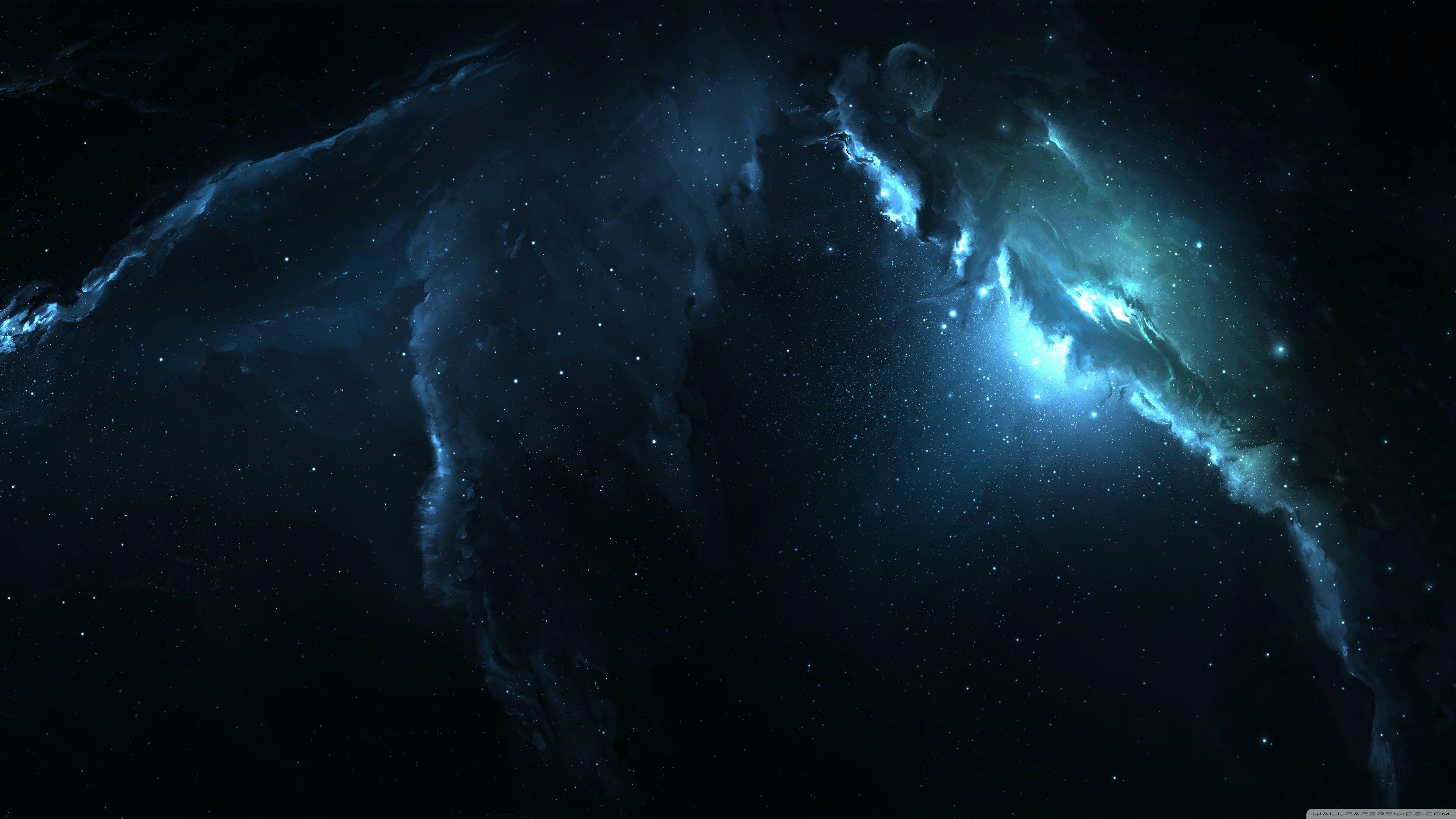Lexica  Desktop wallpaper of stars in dark space