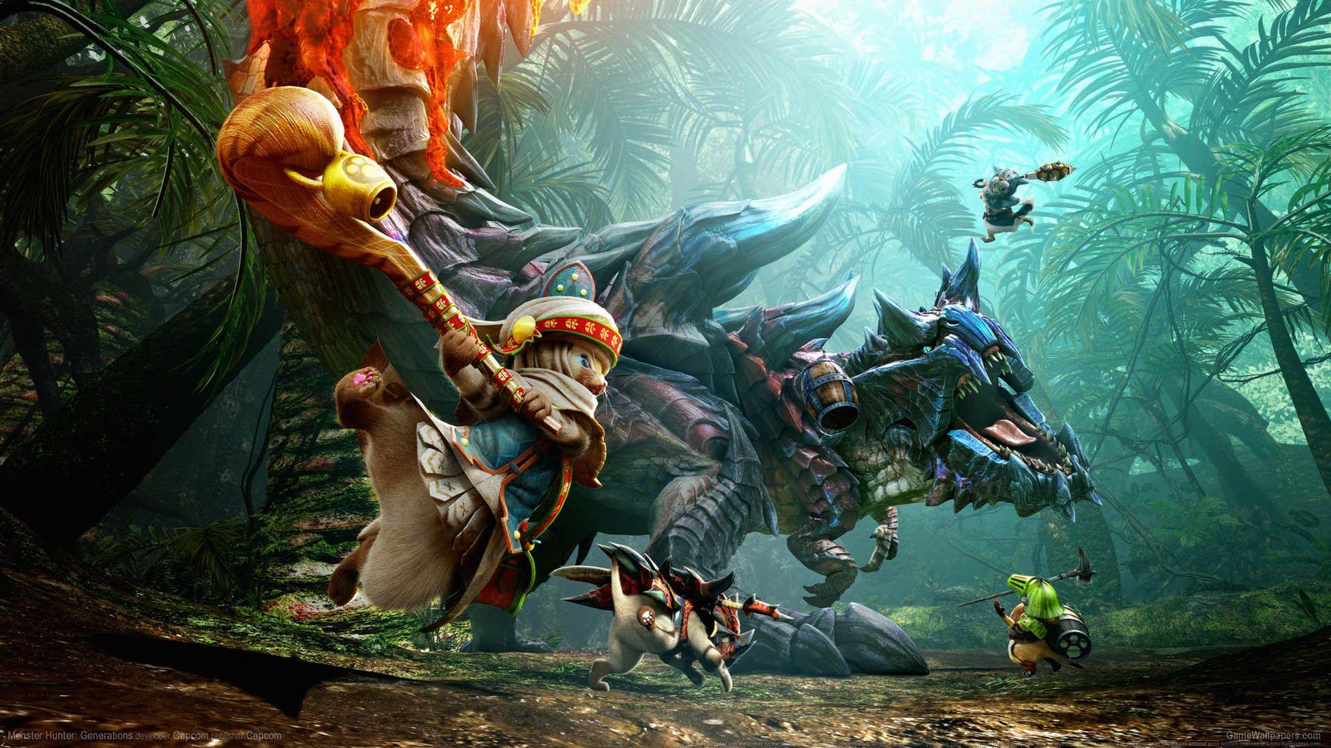 Monster Hunter Generations Wallpapers Top Free Monster Hunter Generations Backgrounds Wallpaperaccess