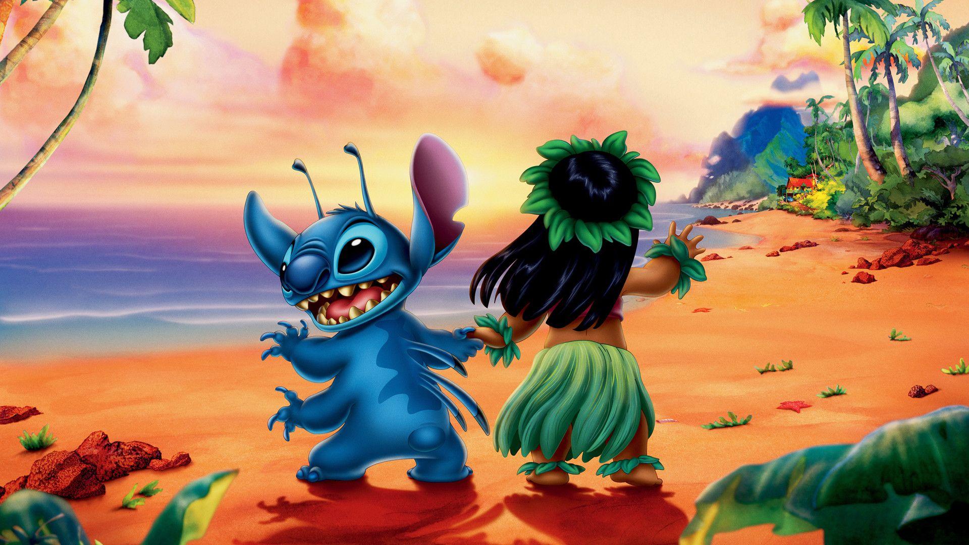 1920x1080 Lilo and Stitch Wallpaper Free Download .