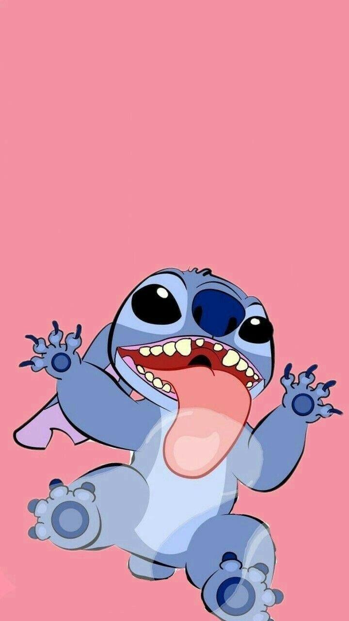 720x1280 cartoon, stitch, wallpaper and pink