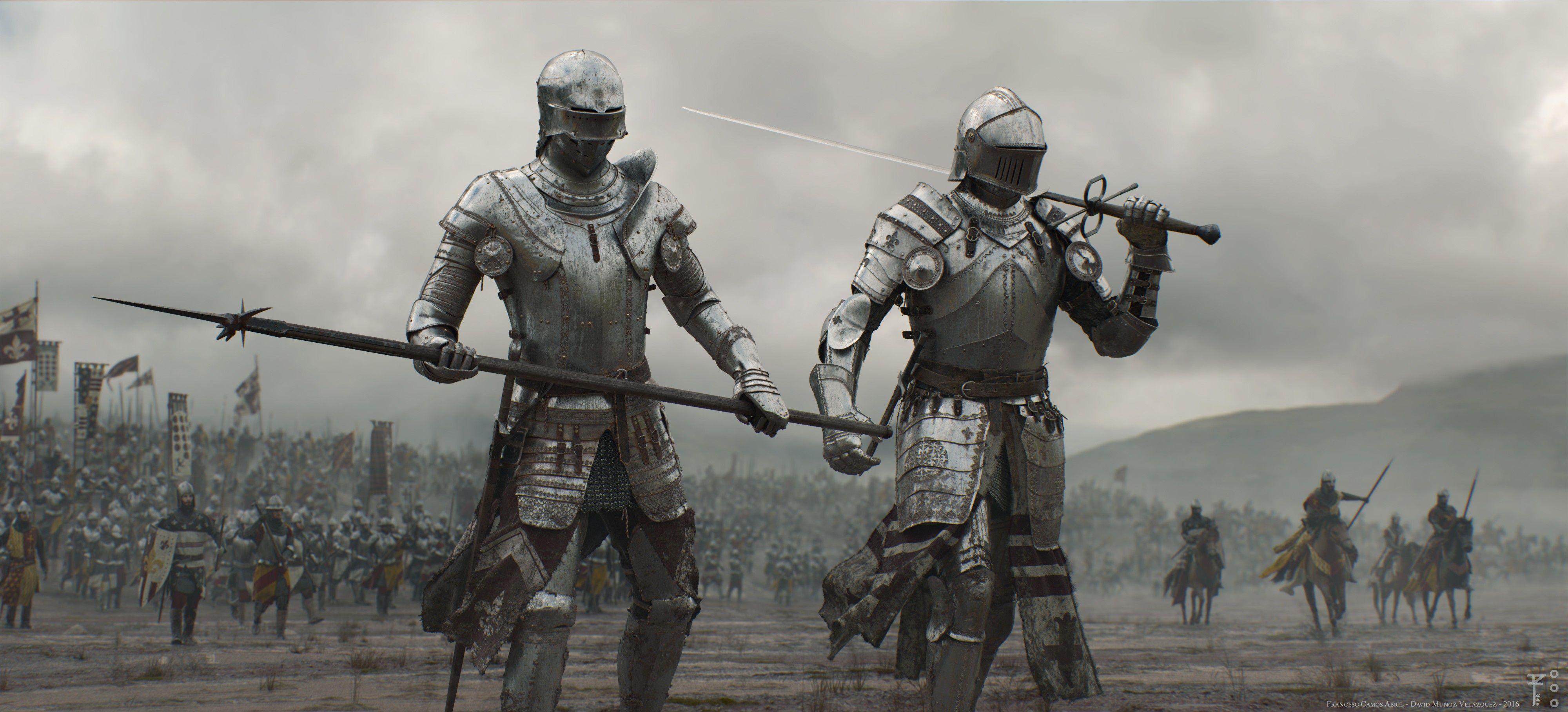 4000x1818 Fantasy Knight Warrior 4K Wallpaper, HD Fantasy 4K Wallpaper, Image, Photo and Background