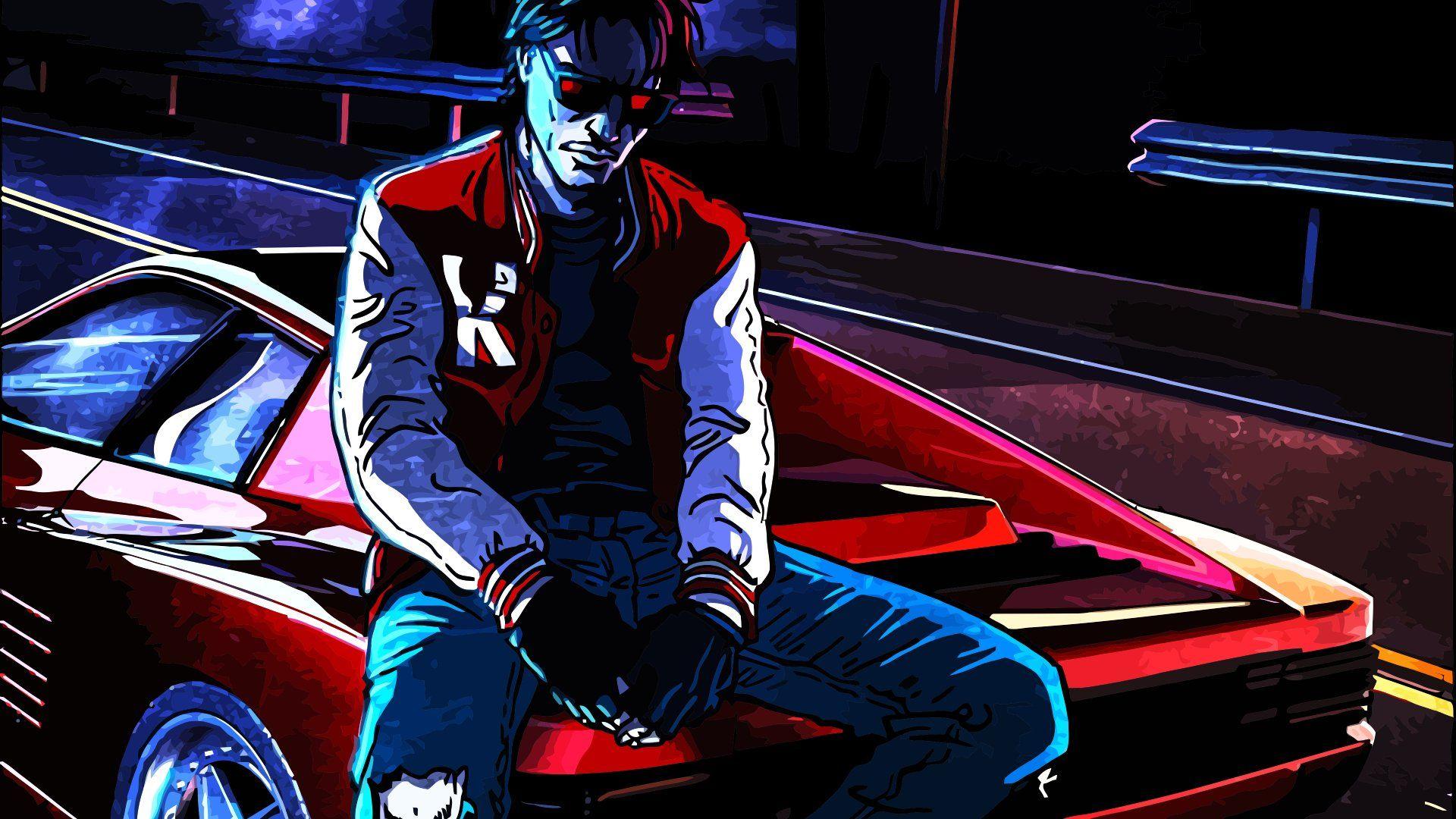 1920x1080 Kavinsky Out Run Wallpaper By Professoradagio D7othr9 Wallpaperx1080