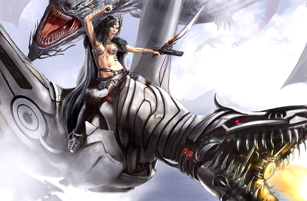 1280x839 Dragon Robot HD Wallpaper