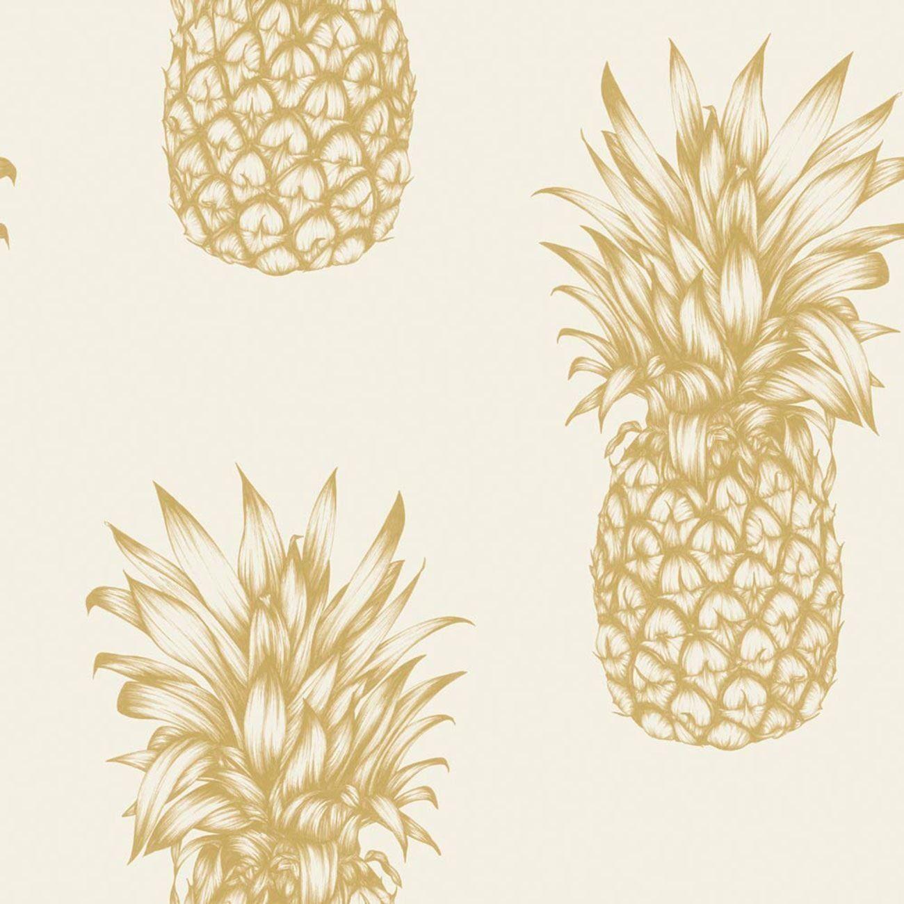 1300x1300 Tropics Copacabana Pineapple Wallpaper 690901