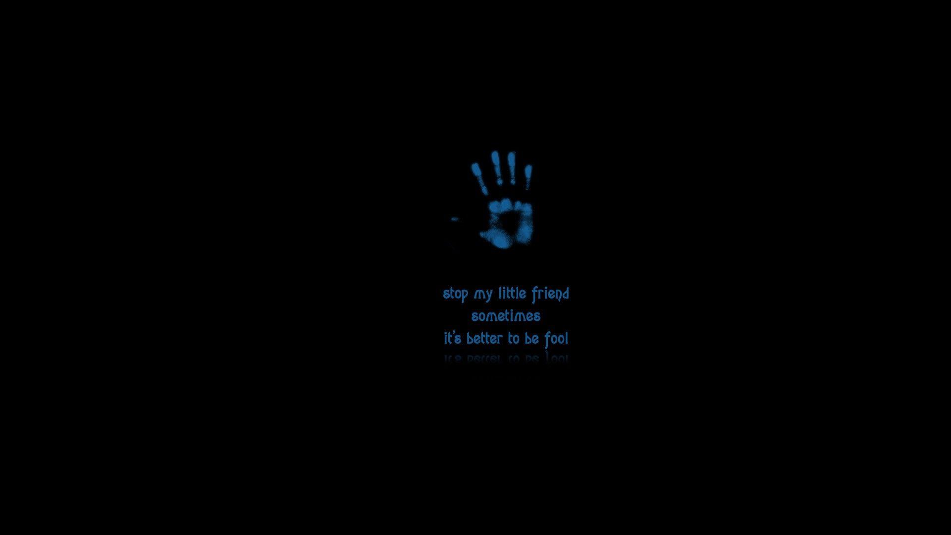 1920x1080 blue, text, design, hands, artwork, graphic design, graphic art, colors, miladvaziri, stop, graphic wallpaper