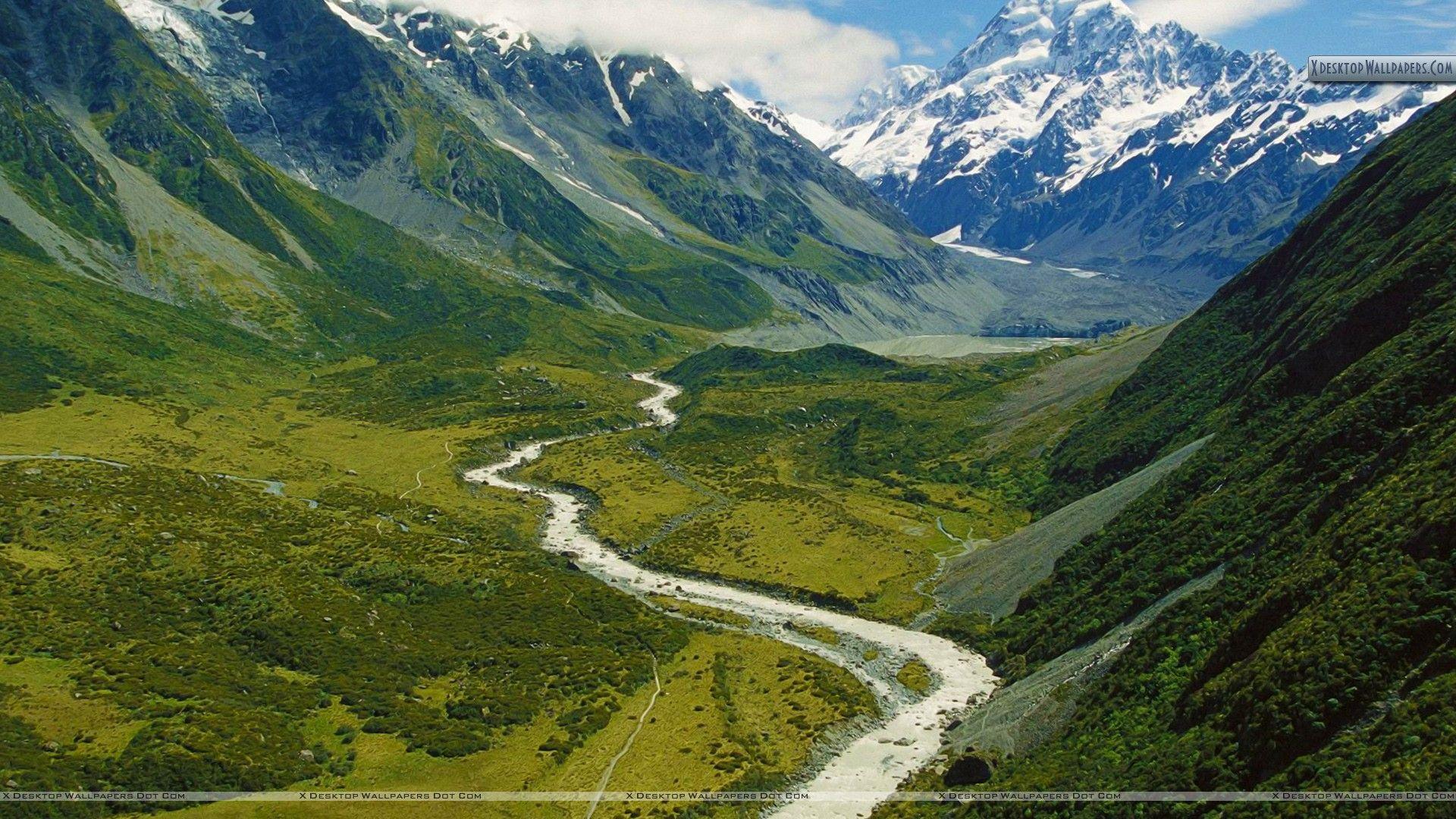 1920x1080 Hooker Valley New Zealand Wallpaper