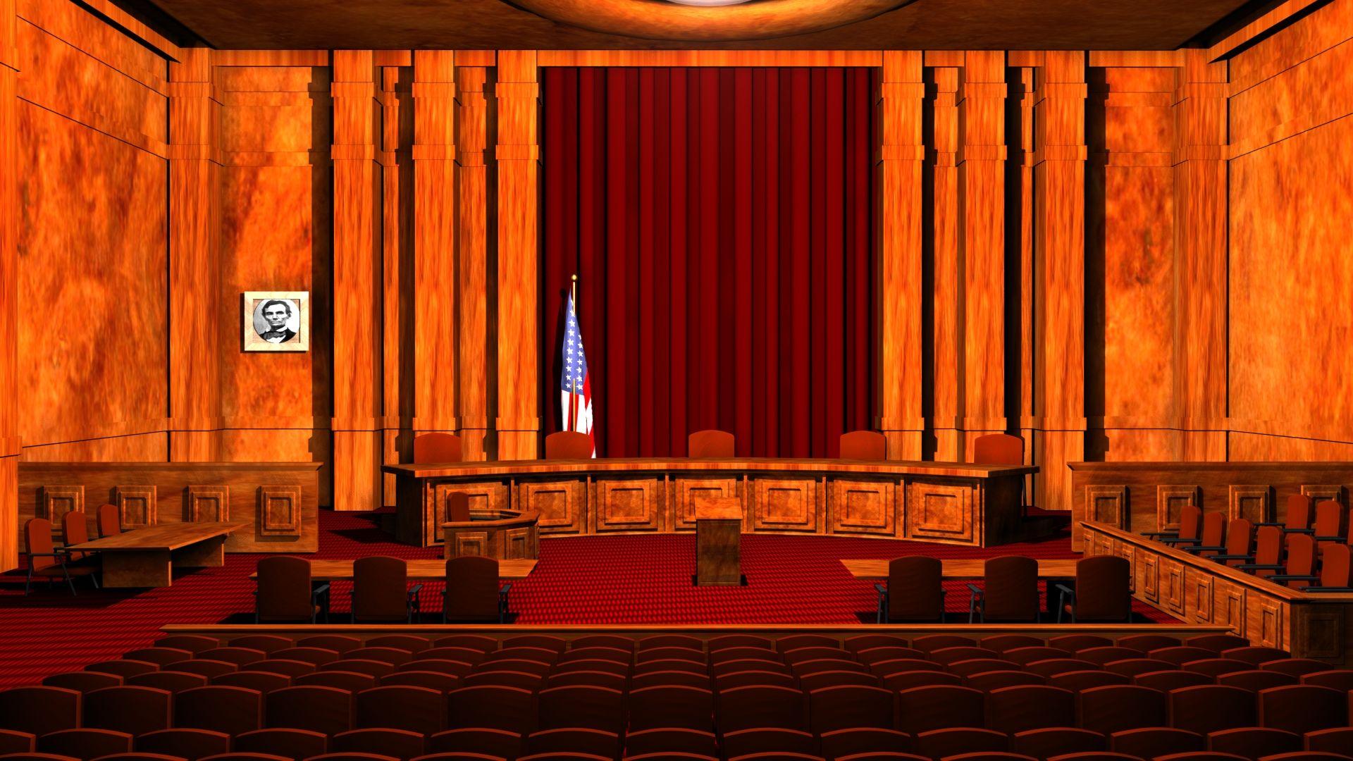 Free Zoom Background Courtroom