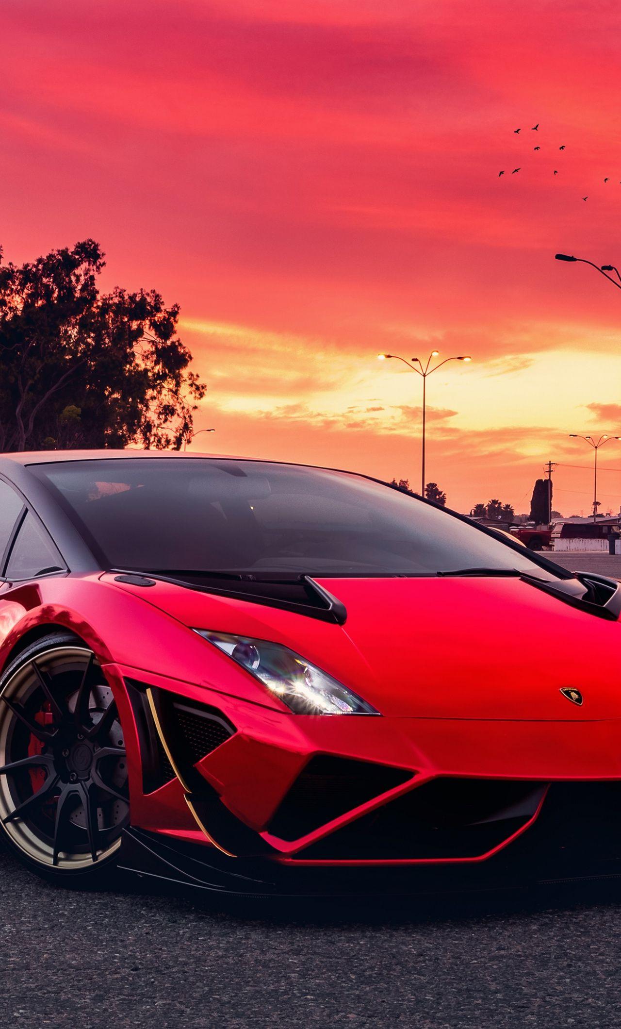 1280x2120 Download Red, Lamborghini Gallardo, sports car wallpaper, 1280x iPhone 6 Plus