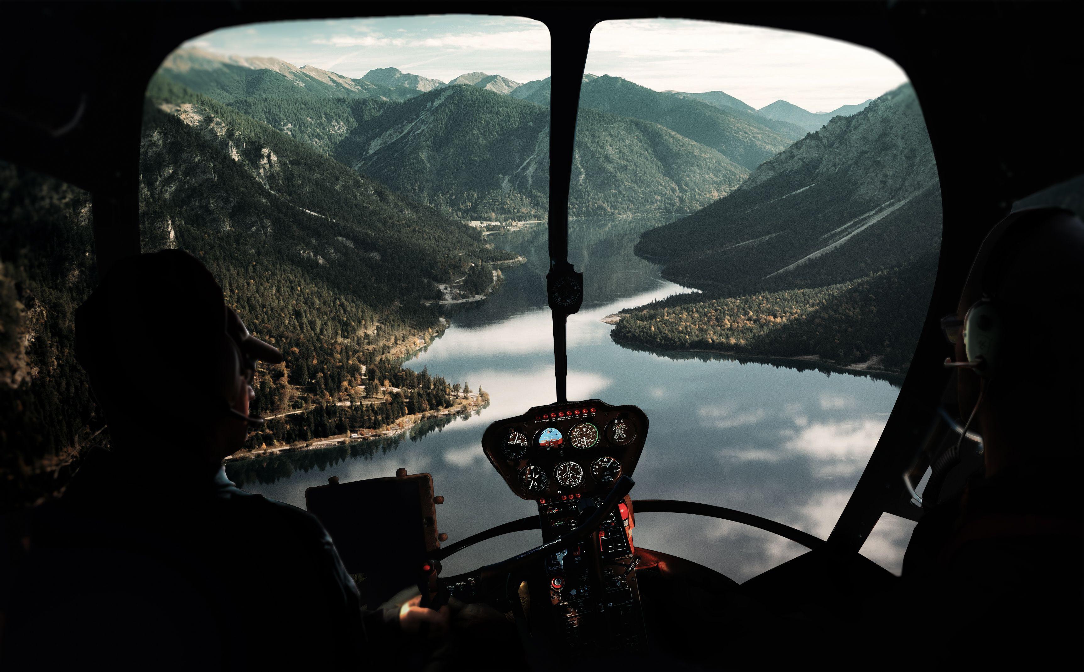 3448x2139 View From Helicopter Cockpit · Free