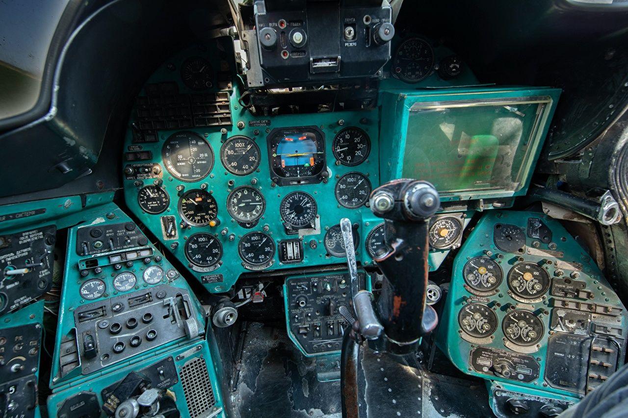 1280x853 Photo Helicopter Cockpit Russian Mi 24 B Aviation